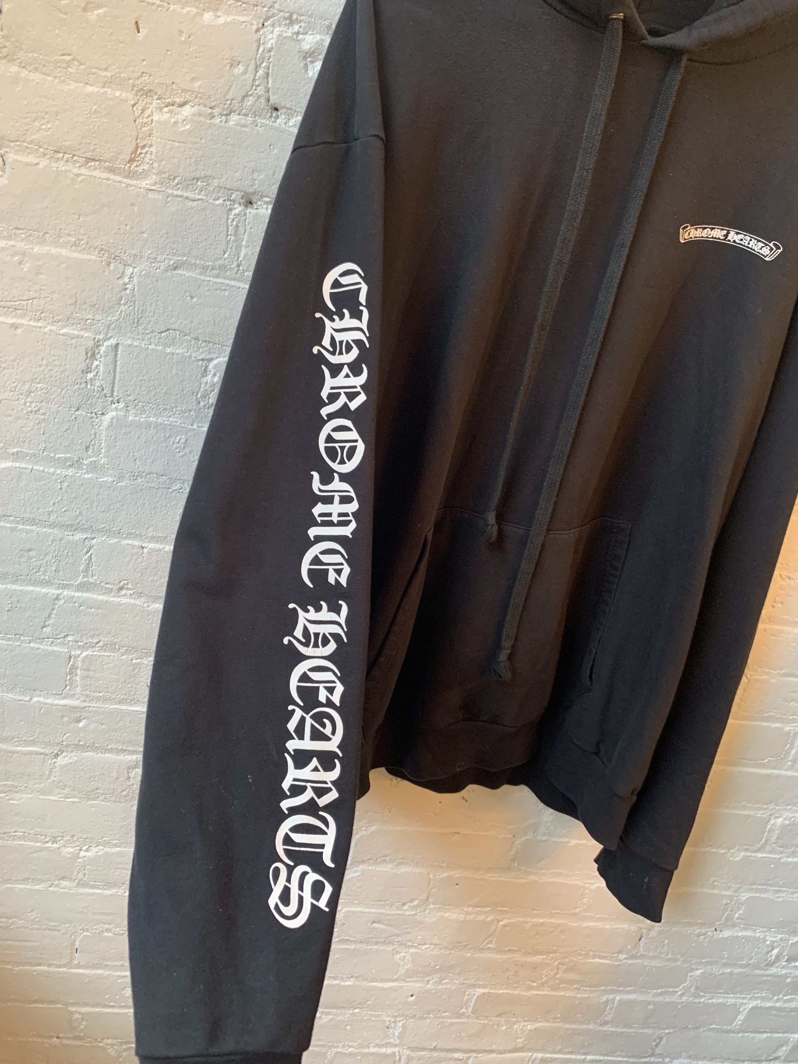 Chrome Hearts CHROME HEARTS Spell out hoodie white on black Size US XXL / EU 58 / 5 - 3 Thumbnail