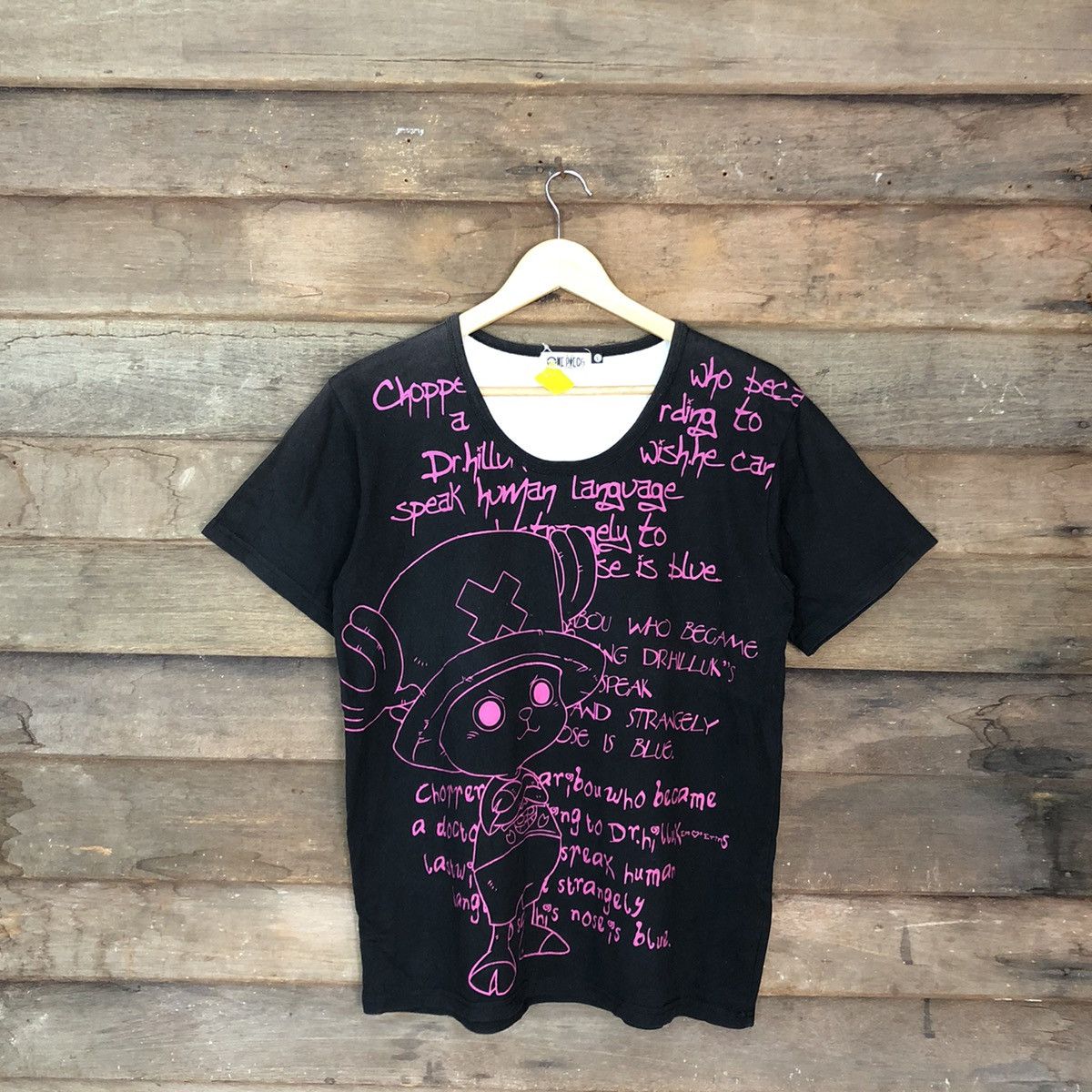 Anime × Japanese Brand × One Piece Chopper One piece Black Short Sleeve Tshirt #3961 Size US M / EU 48-50 / 2 - 1 Thumbnail