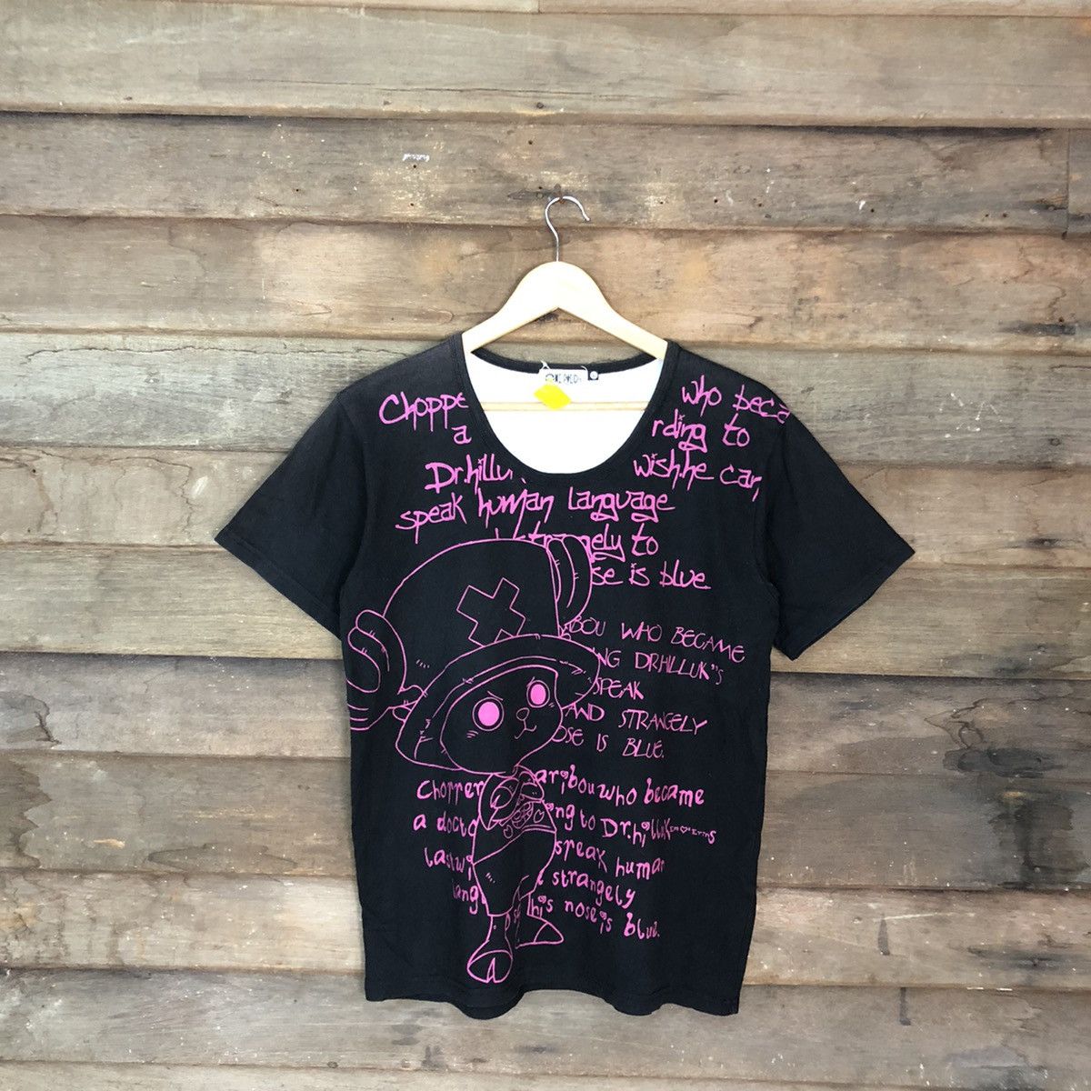 Anime × Japanese Brand × One Piece Chopper One piece Black Short Sleeve Tshirt #3961 Size US M / EU 48-50 / 2 - 3 Thumbnail