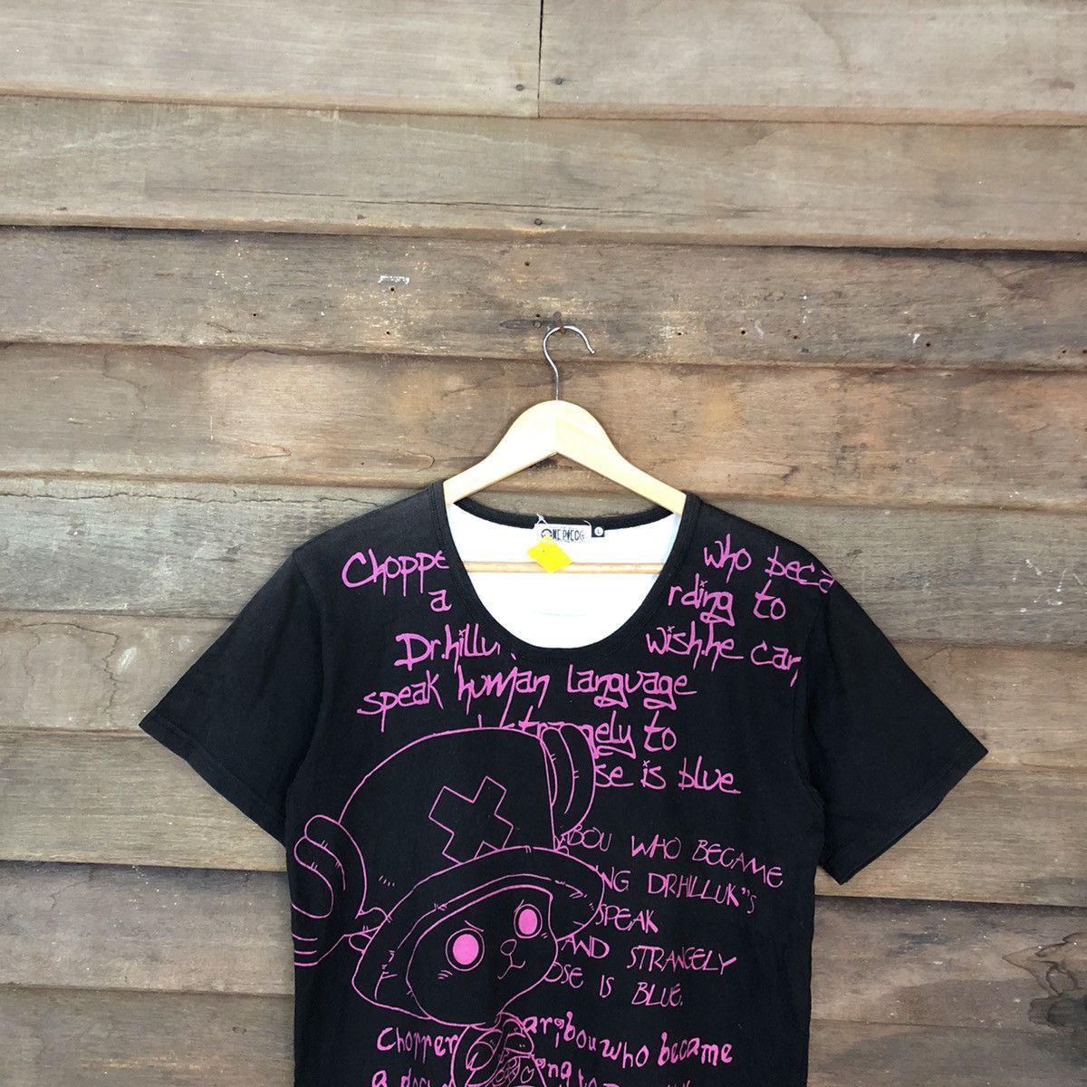 Anime × Japanese Brand × One Piece Chopper One piece Black Short Sleeve Tshirt #3961 Size US M / EU 48-50 / 2 - 2 Thumbnail