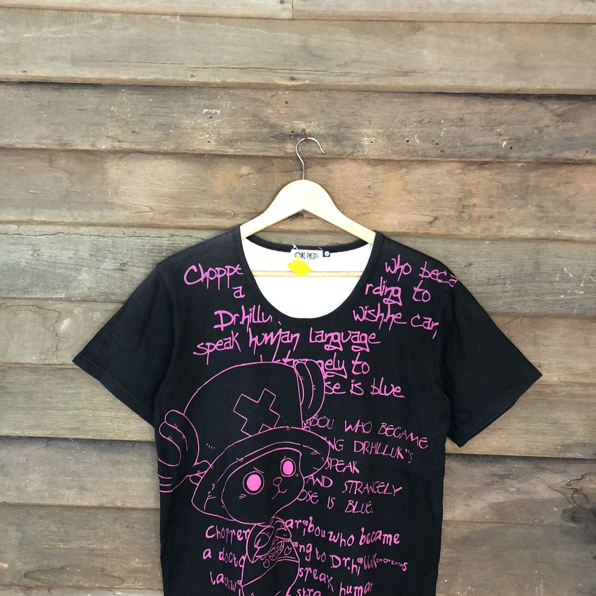 Anime × Japanese Brand × One Piece Chopper One piece Black Short Sleeve Tshirt #3961 Size US M / EU 48-50 / 2 - 7 Thumbnail