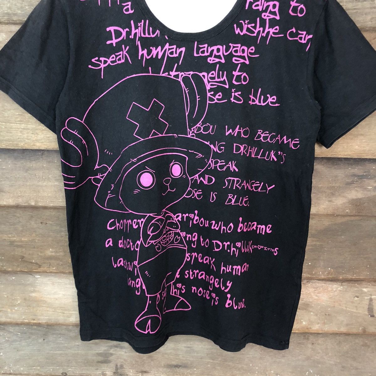 Anime × Japanese Brand × One Piece Chopper One piece Black Short Sleeve Tshirt #3961 Size US M / EU 48-50 / 2 - 6 Thumbnail