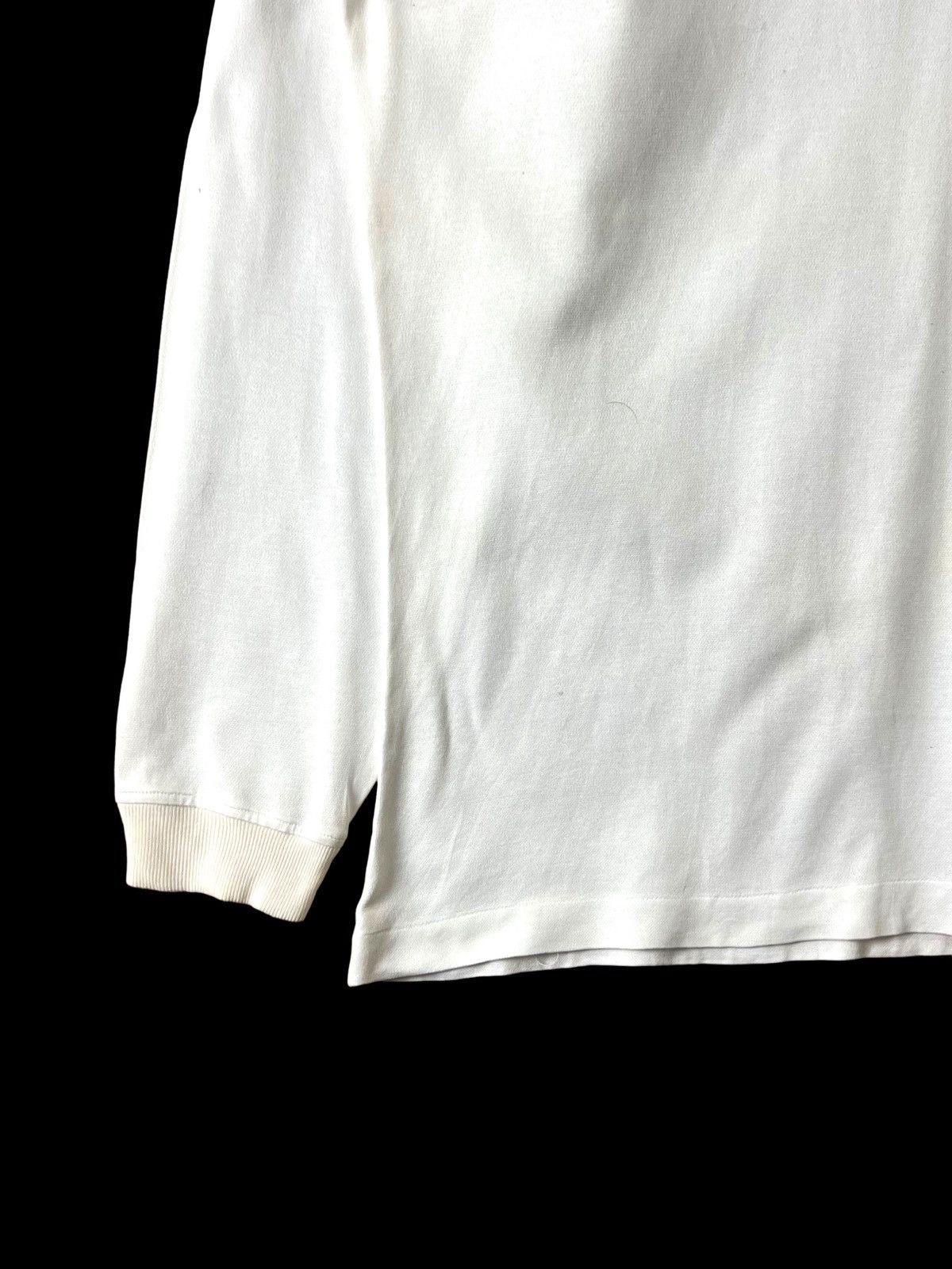 Vintage × Yves Saint Laurent VTG YVES SAINT LAURENT SLIMFIT LONGSLEEVE POLO SINGLE POCKET Size M / US 6-8 / IT 42-44 - 7 Thumbnail
