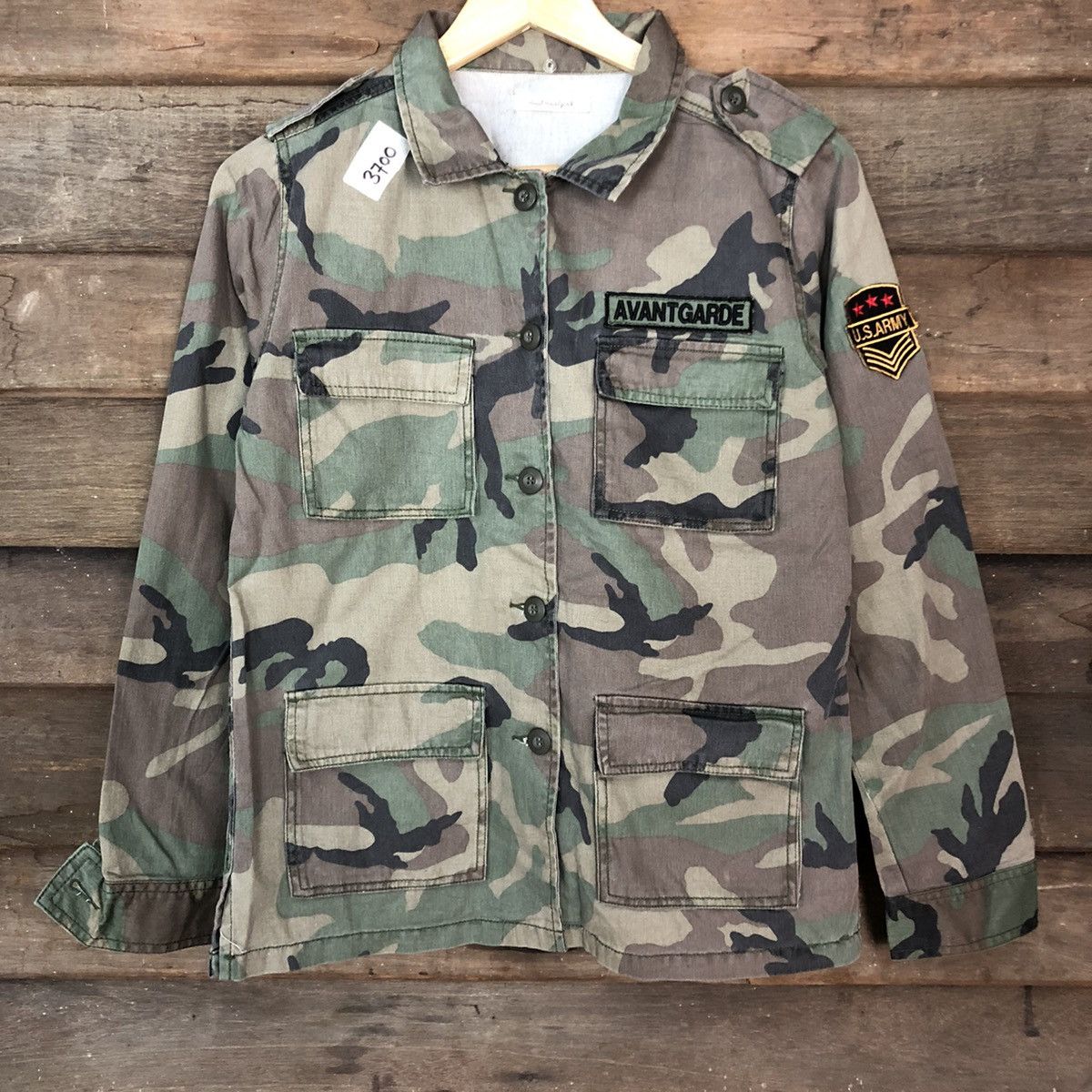 Other AvantGarde Green Army button Up #3700 Size US M / EU 48-50 / 2 - 8 Thumbnail