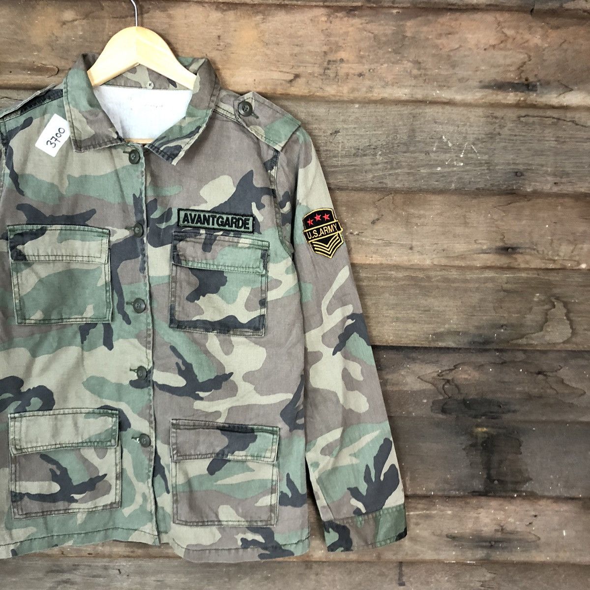 Other AvantGarde Green Army button Up #3700 Size US M / EU 48-50 / 2 - 5 Thumbnail
