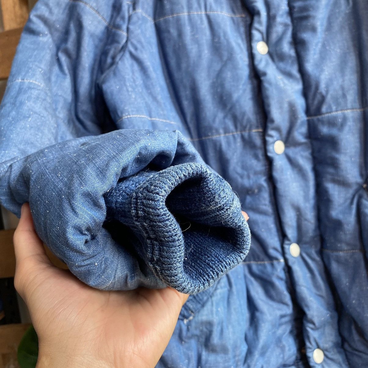 Issey Miyake × mercibeaucoup Archive Mercibeaucoup Issey Miyake Puffer Indigo Jacket Size US M / EU 48-50 / 2 - 8 Thumbnail