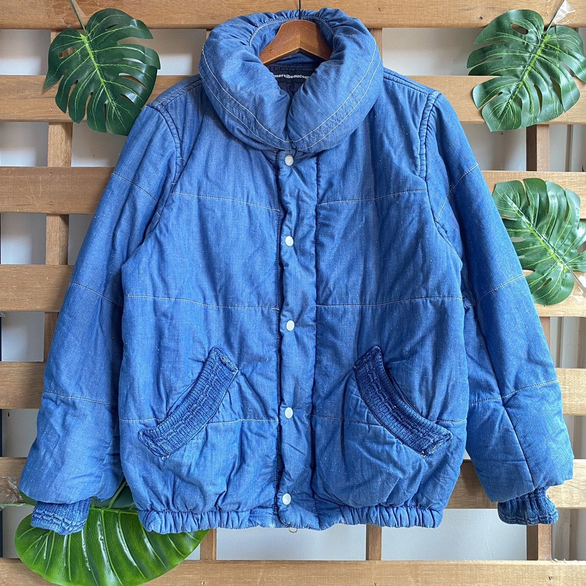 Issey Miyake × mercibeaucoup Archive Mercibeaucoup Issey Miyake Puffer Indigo Jacket Size US M / EU 48-50 / 2 - 1 Thumbnail