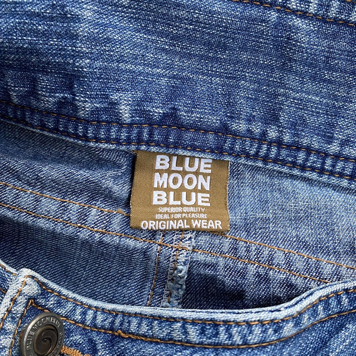 Japanese Brand Vintage Blue Moon Blue Bell Bottoms Cargo Distressed Pants Size US 34 / EU 50 - 11 Thumbnail