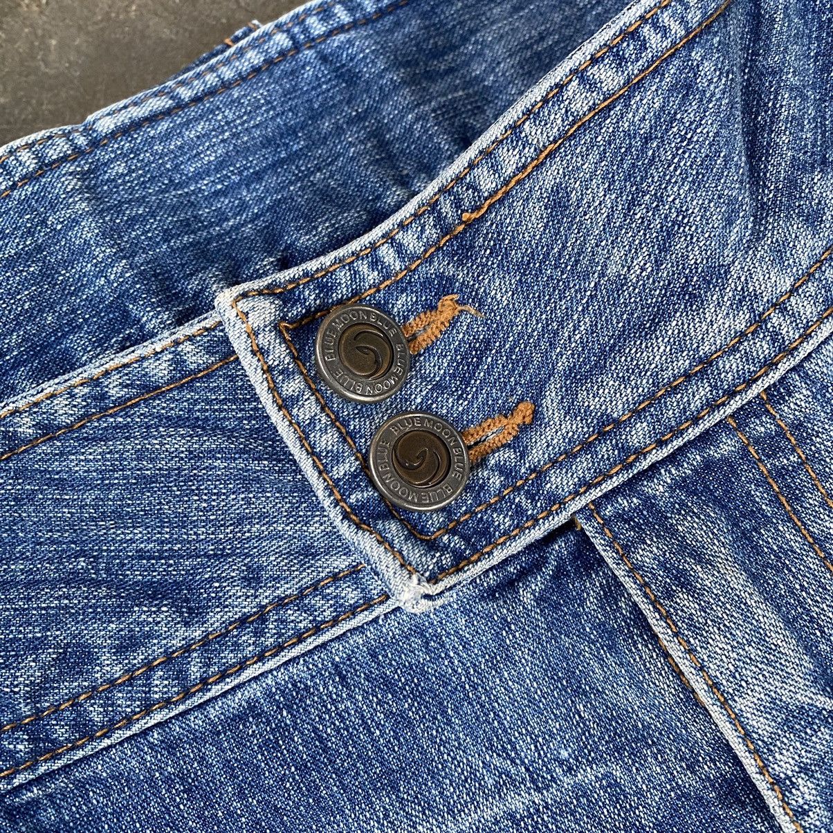 Japanese Brand Vintage Blue Moon Blue Bell Bottoms Cargo Distressed Pants Size US 34 / EU 50 - 7 Thumbnail