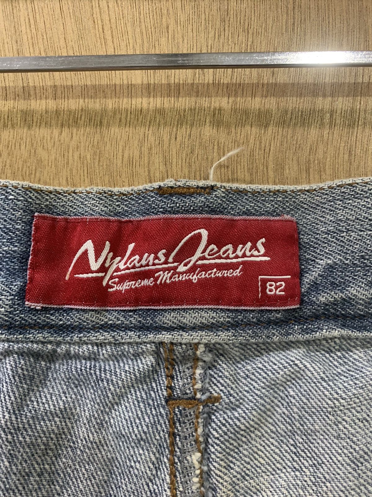 Japanese Brand × Seditionaries NYLAUS Patchwork Boro Sashiko Double Waist Denim Short Pant Size US 32 / EU 48 - 18 Thumbnail
