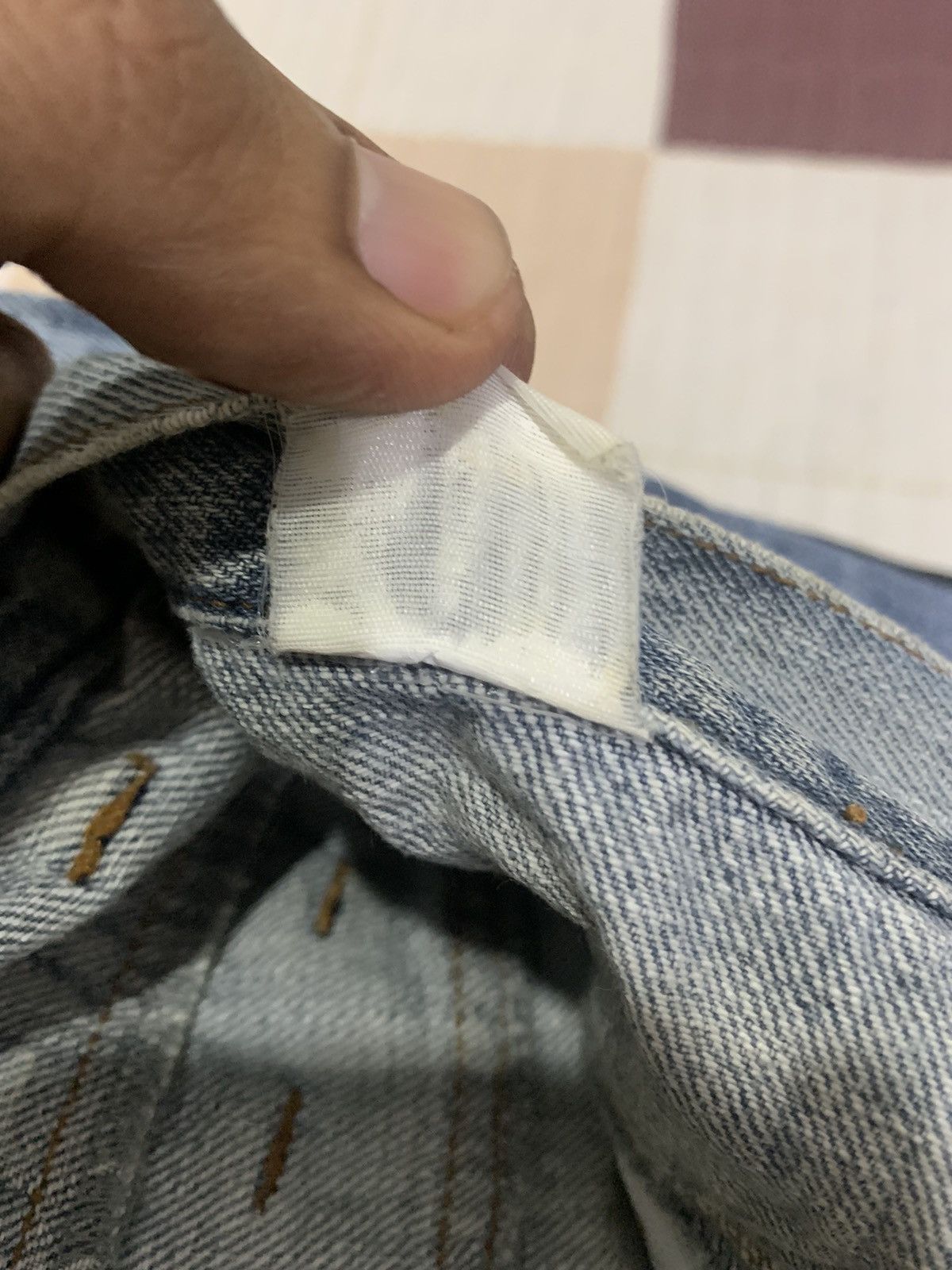 Japanese Brand × Seditionaries NYLAUS Patchwork Boro Sashiko Double Waist Denim Short Pant Size US 32 / EU 48 - 20 Thumbnail