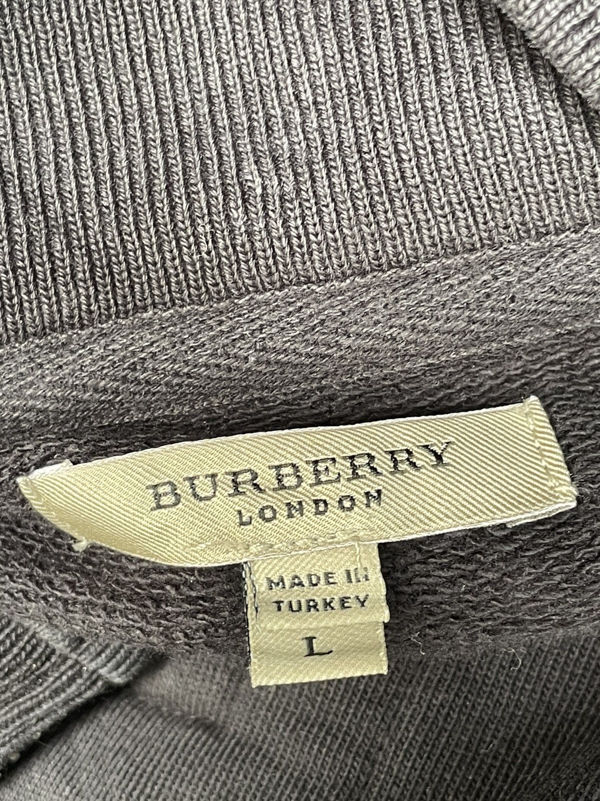 Burberry Burberry London 1/4 Zip Pullover Sweater Logo Size US L / EU 52-54 / 3 - 6 Thumbnail