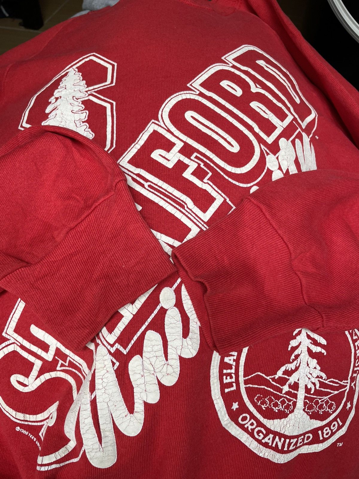 Other Vintage Stanford University Pullover Sweatshirt Size US L / EU 52-54 / 3 - 5 Thumbnail