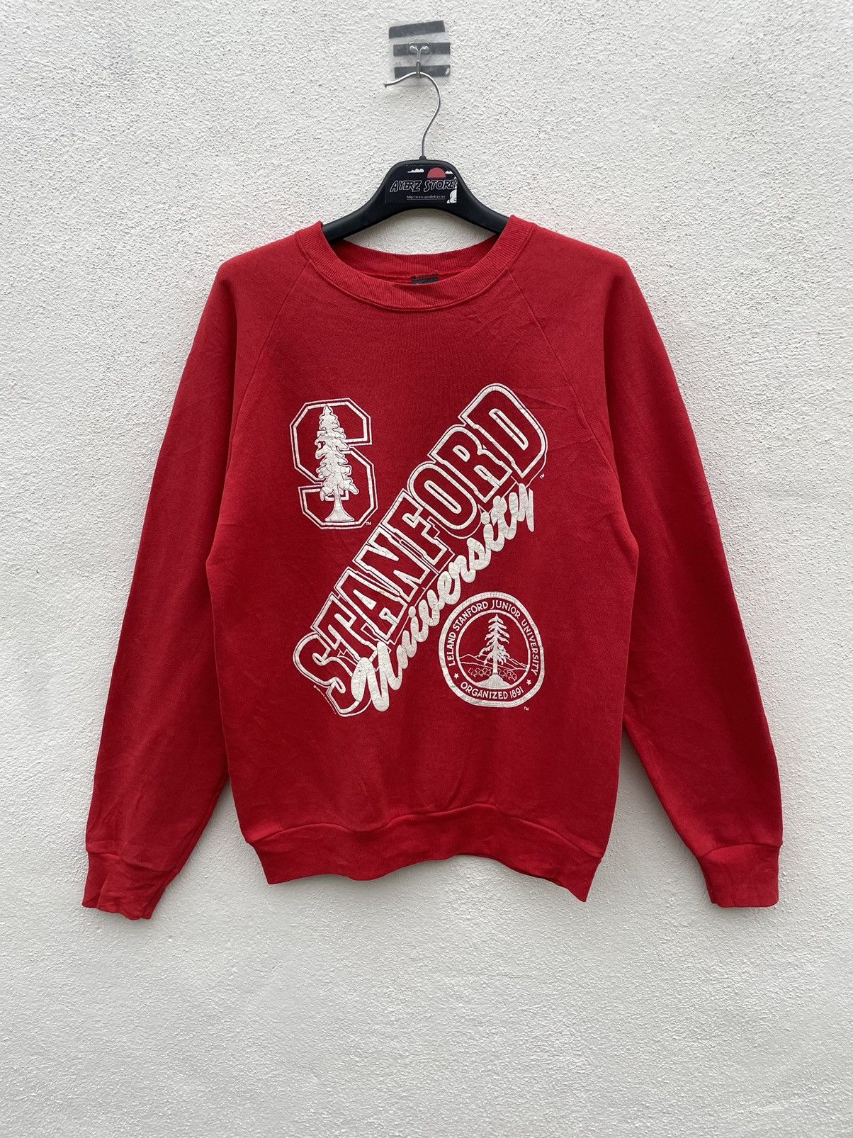 Other Vintage Stanford University Pullover Sweatshirt Size US L / EU 52-54 / 3 - 1 Thumbnail