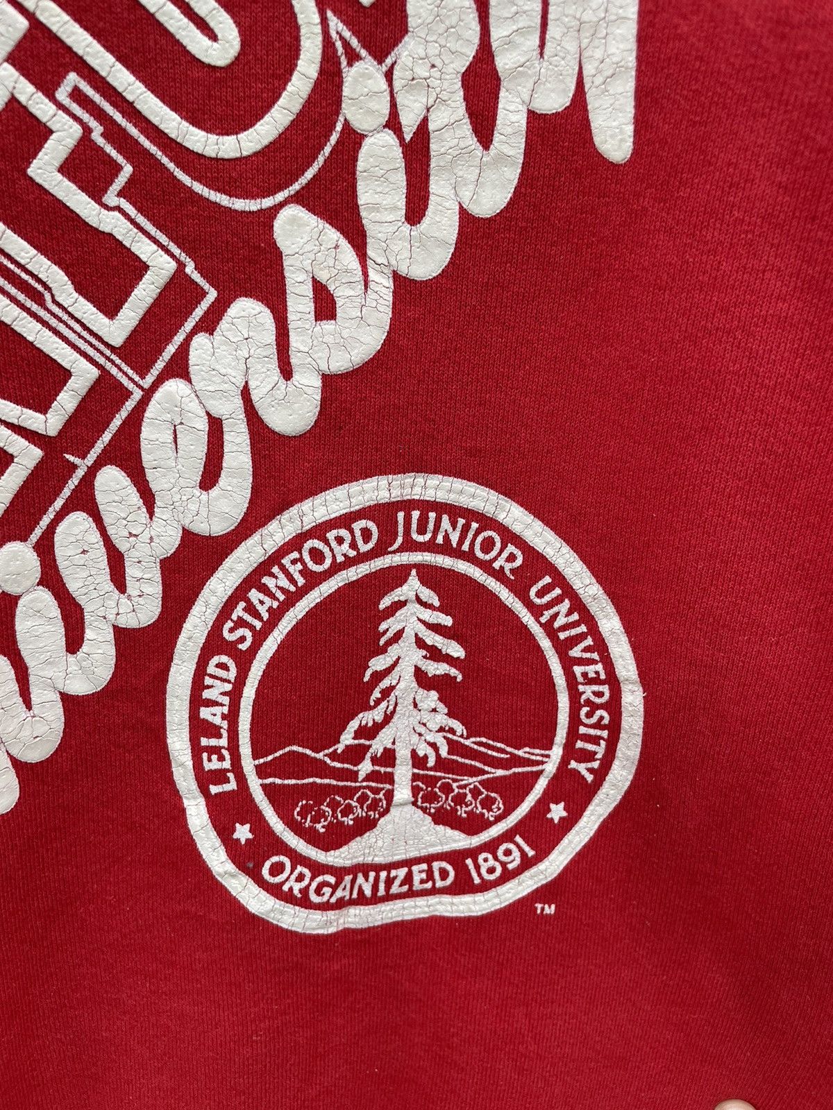 Other Vintage Stanford University Pullover Sweatshirt Size US L / EU 52-54 / 3 - 3 Thumbnail