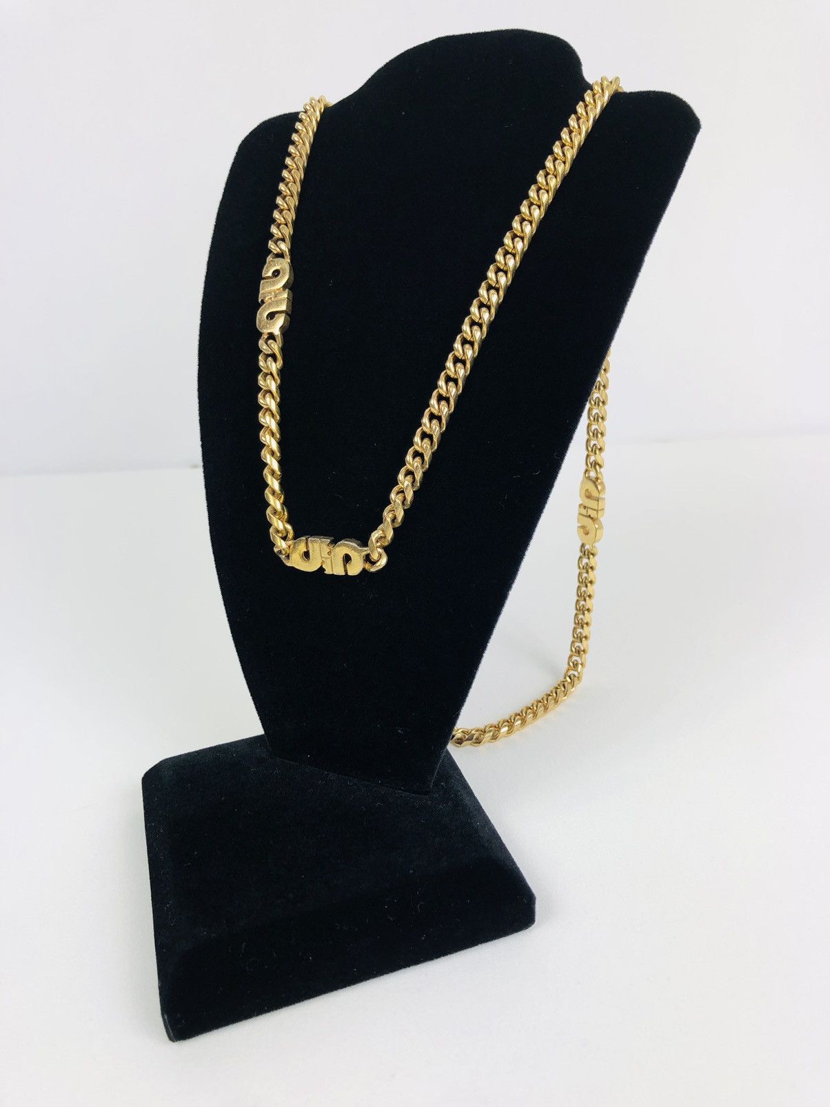 Dior Dior multi CD cuban link necklace Size ONE SIZE - 1 Thumbnail