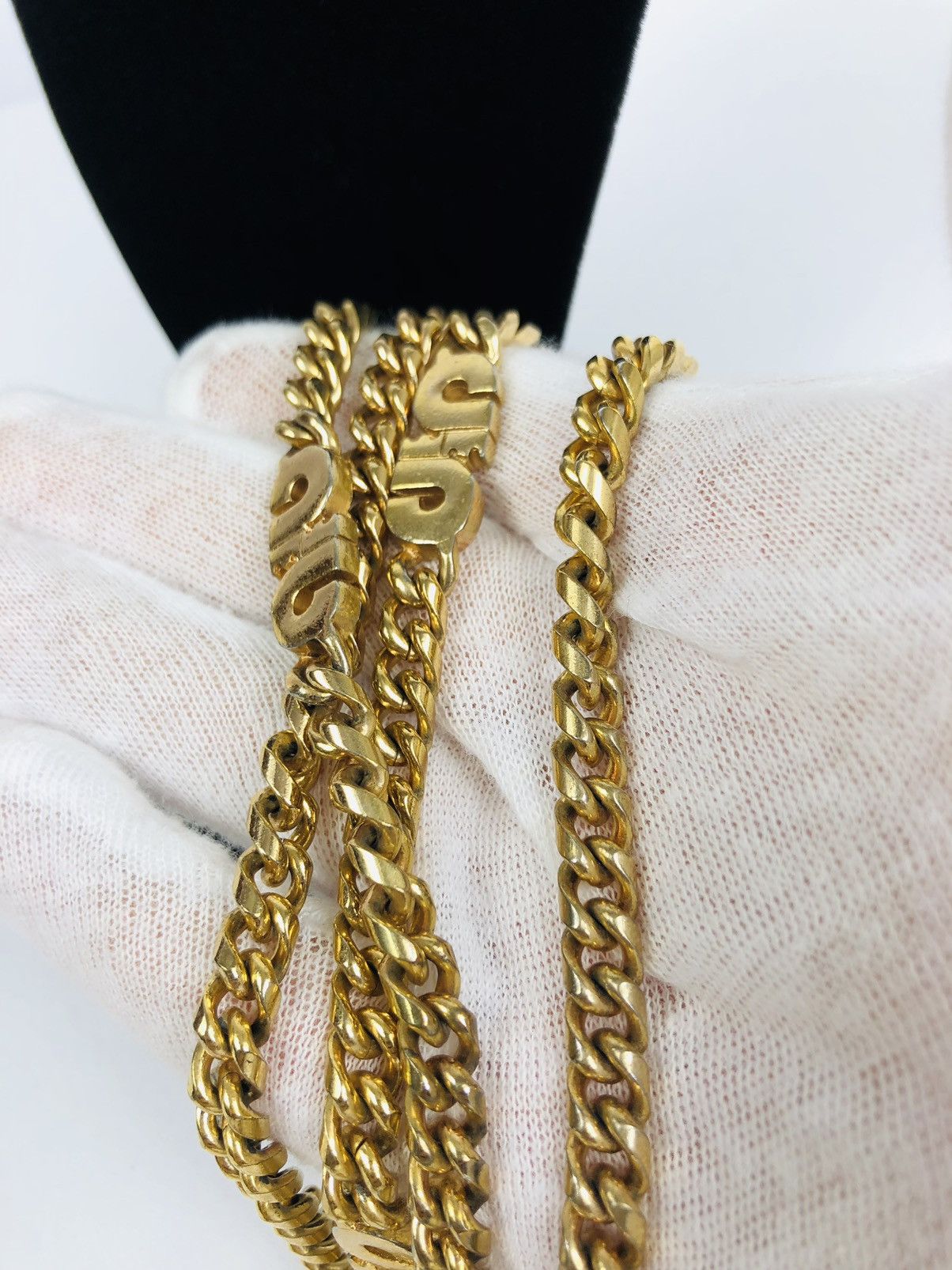 Dior Dior multi CD cuban link necklace Size ONE SIZE - 4 Thumbnail