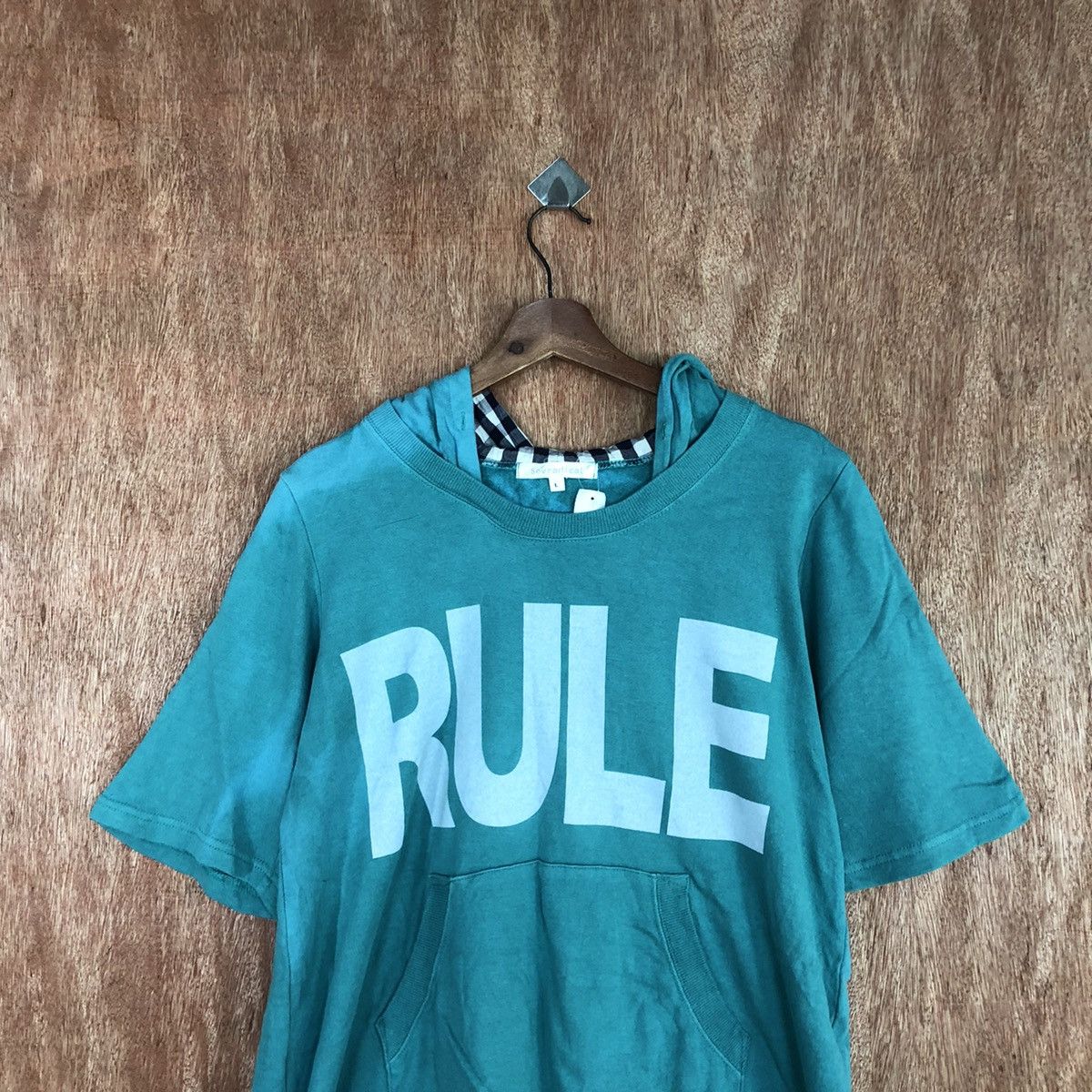 Japanese Brand DL RULE Sevradical Turqouise hoodies #2021 Size US M / EU 48-50 / 2 - 2 Thumbnail