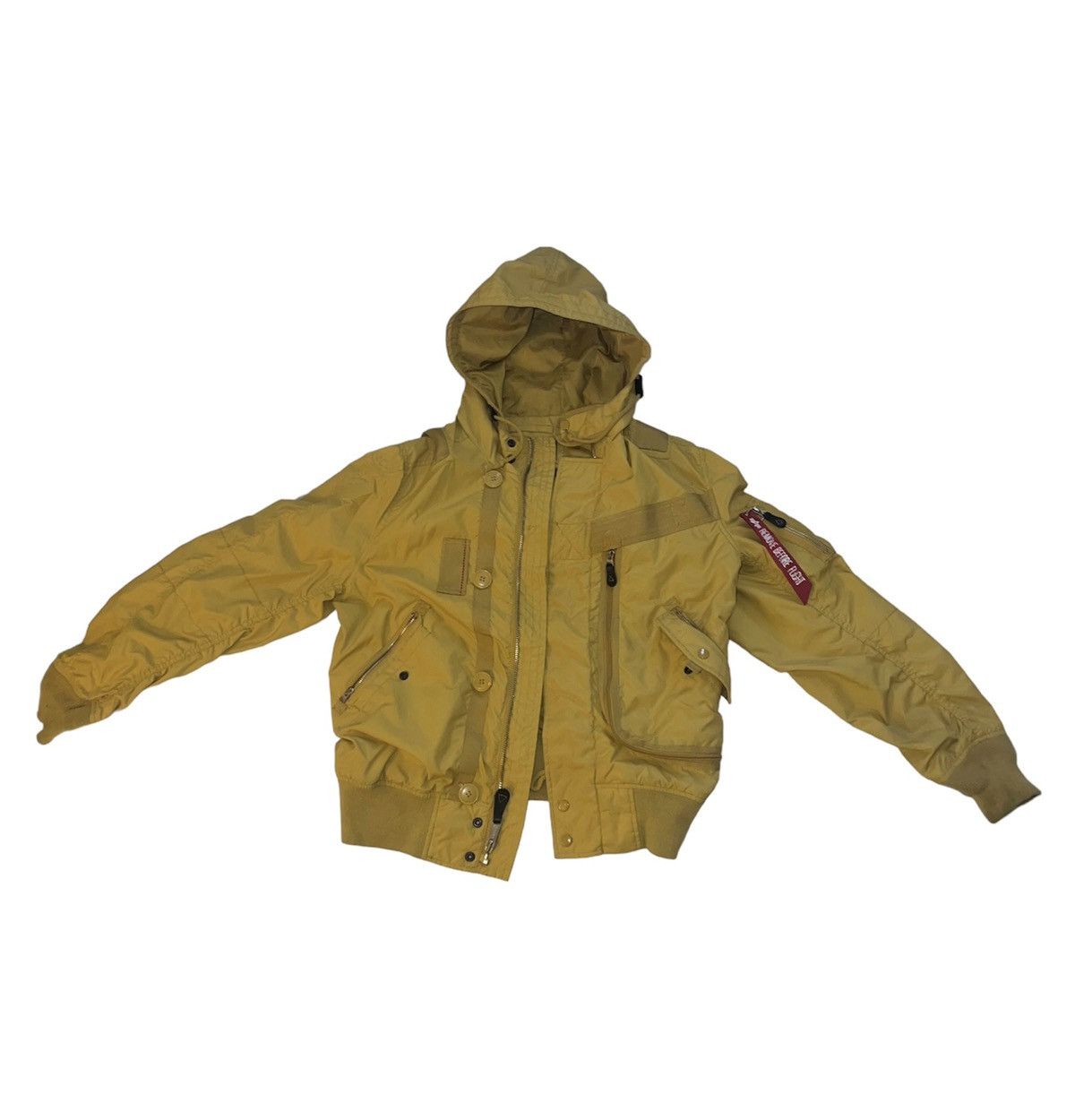 Alpha Industries alpha industries yellow helo flight jacket Size US L / EU 52-54 / 3 - 1 Thumbnail