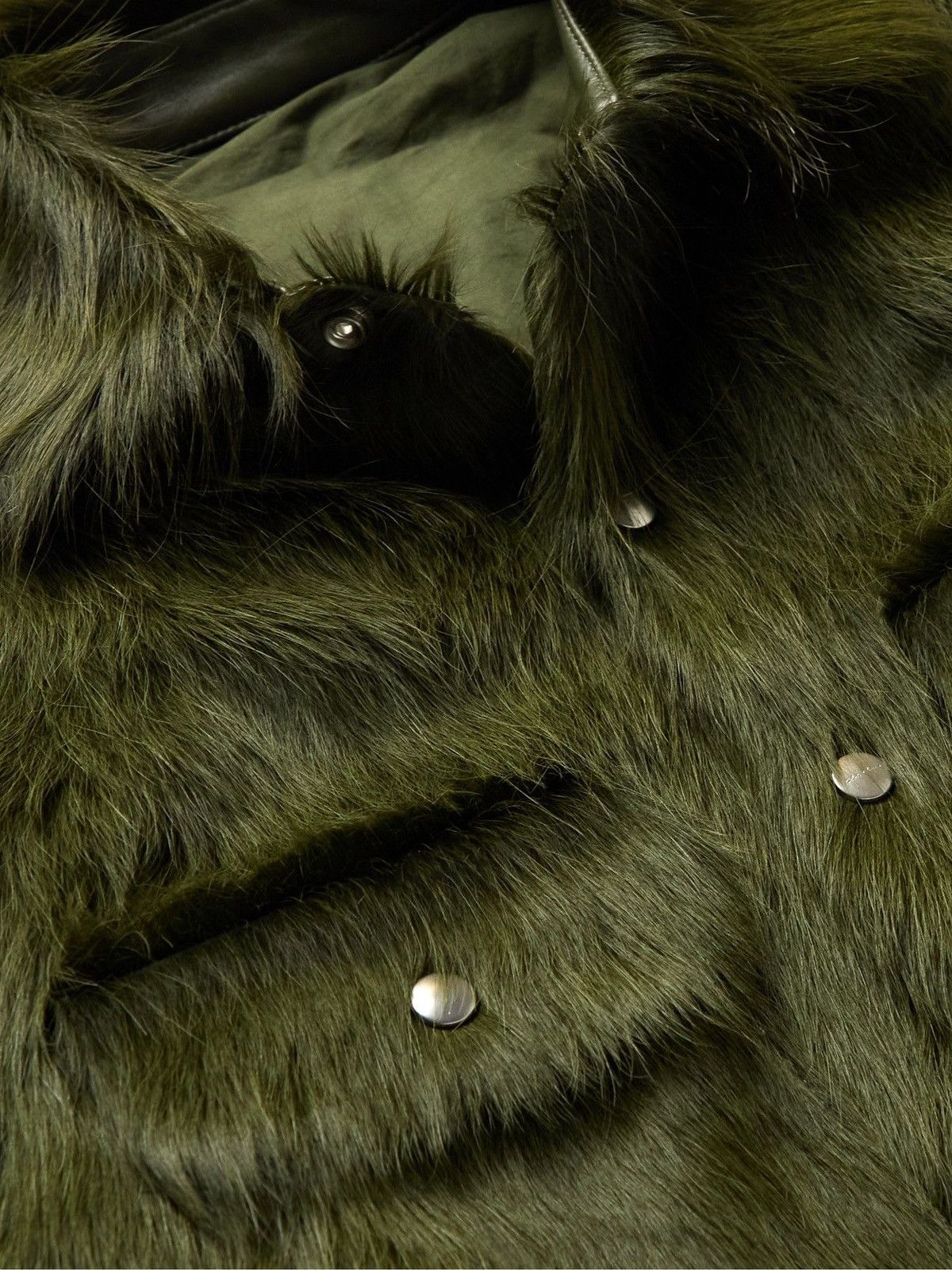 Rick Owens RICK OWENS GREEN FUR “GRINCH” JACKET Size US M / EU 48-50 / 2 - 7 Thumbnail