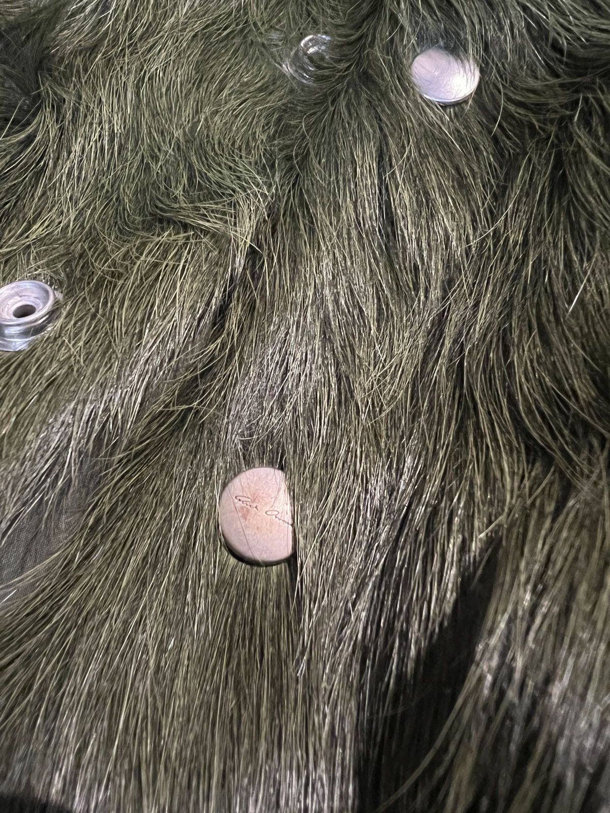 Rick Owens RICK OWENS GREEN FUR “GRINCH” JACKET Size US M / EU 48-50 / 2 - 8 Thumbnail