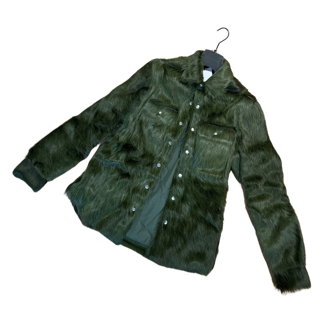 Rick Owens RICK OWENS GREEN FUR “GRINCH” JACKET Size US M / EU 48-50 / 2 - 4 Thumbnail