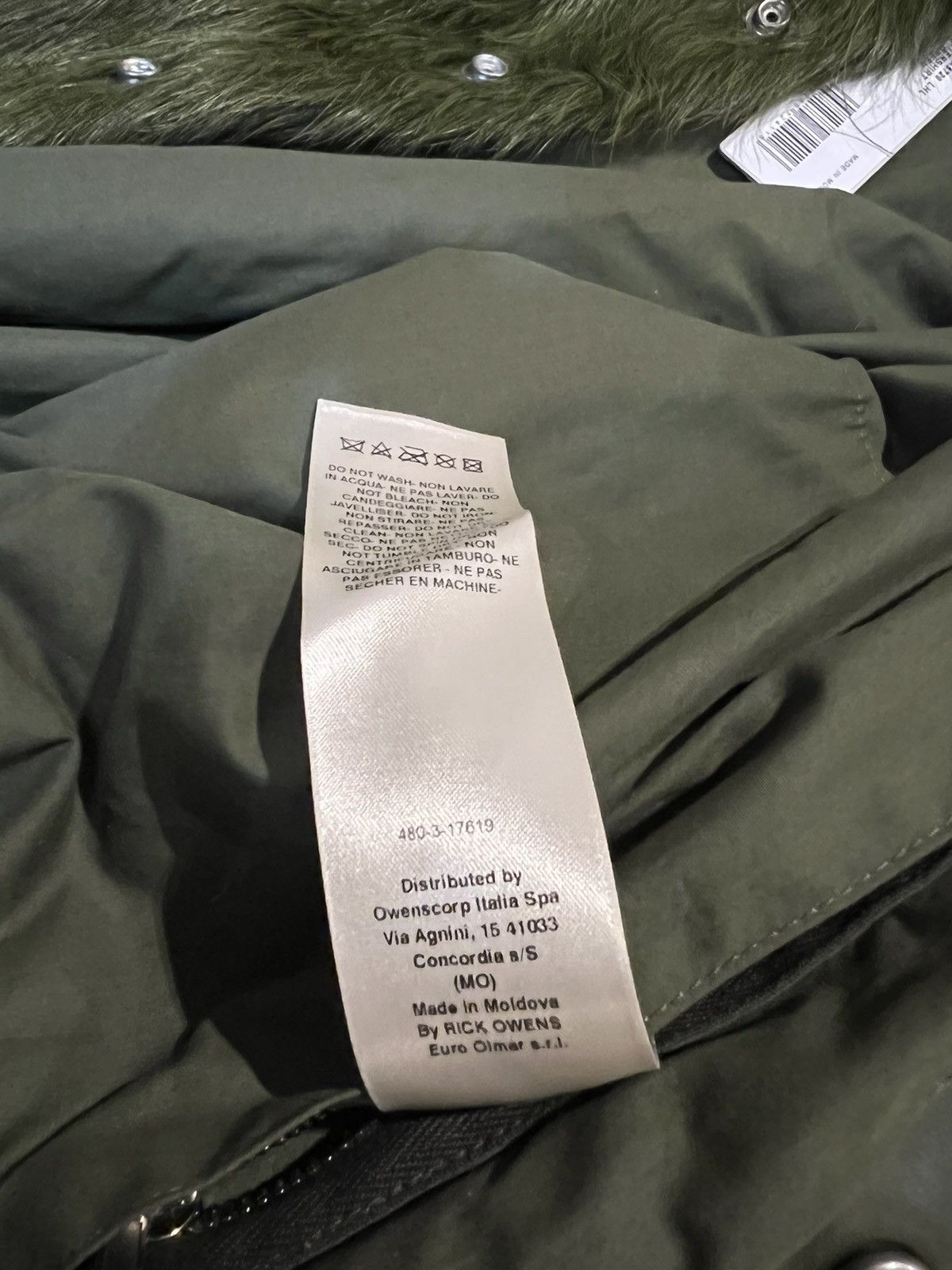 Rick Owens RICK OWENS GREEN FUR “GRINCH” JACKET Size US M / EU 48-50 / 2 - 11 Thumbnail