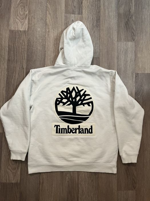 Supreme FW16 Supreme x Timberland Hooded Sweatshirt in White | Grailed