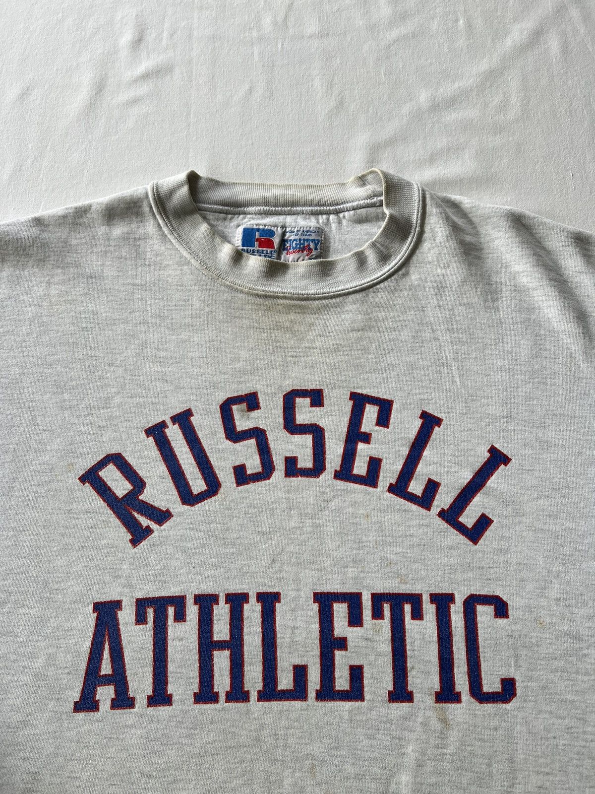 Russell Athletic Vintage 90s Russell Athletic Made in USA Gray Sweatshirts Size US XXL / EU 58 / 5 - 4 Thumbnail