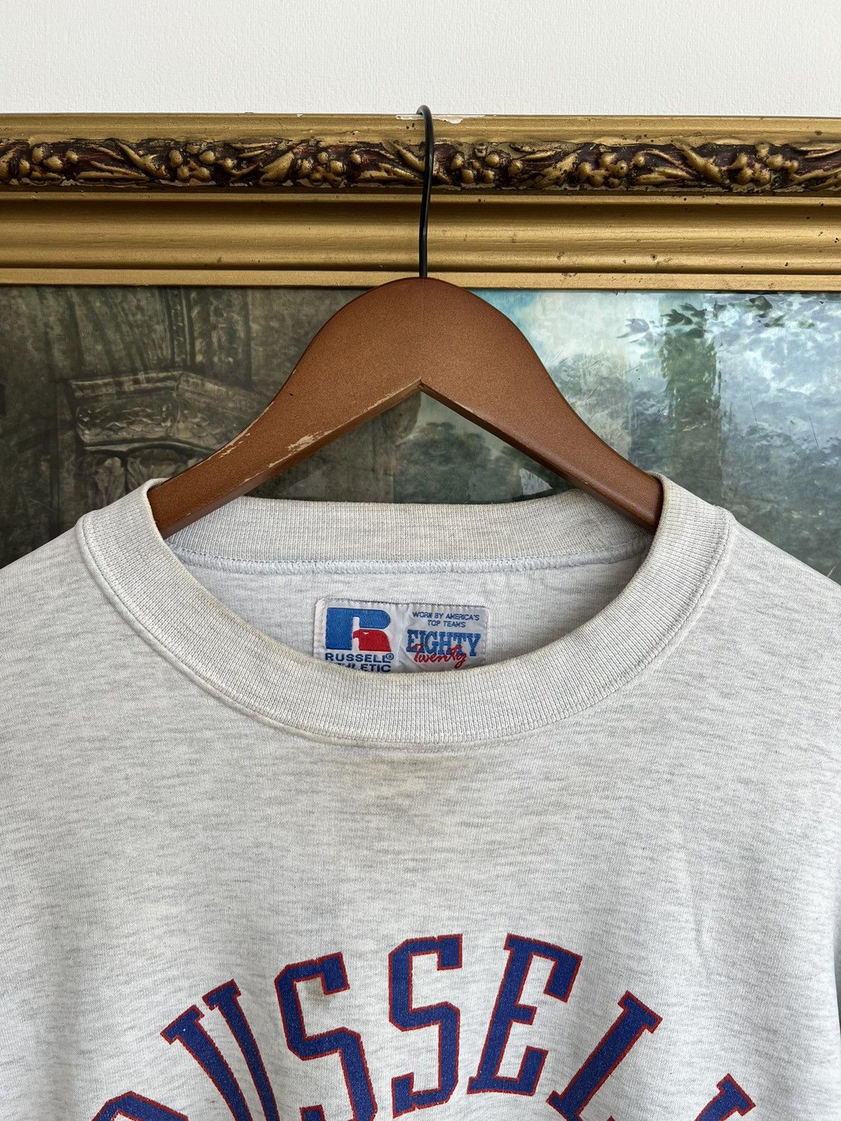 Russell Athletic Vintage 90s Russell Athletic Made in USA Gray Sweatshirts Size US XXL / EU 58 / 5 - 13 Thumbnail