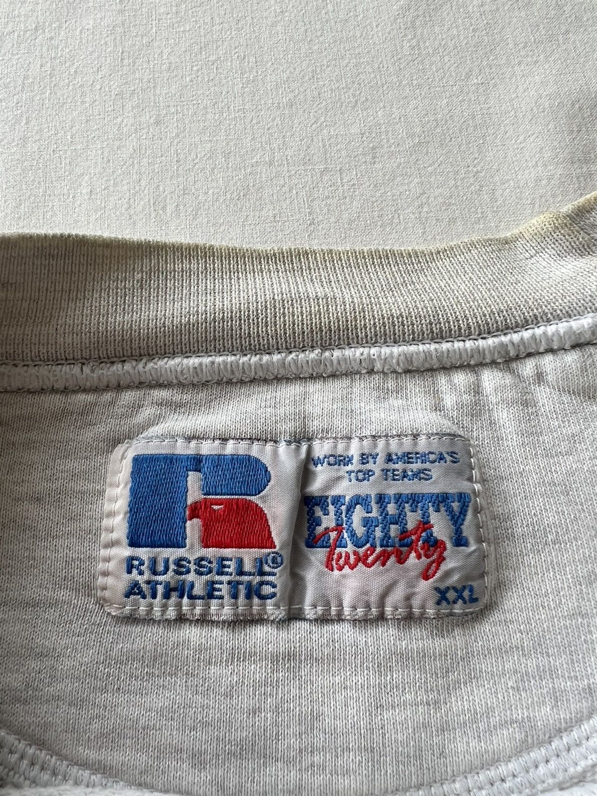 Russell Athletic Vintage 90s Russell Athletic Made in USA Gray Sweatshirts Size US XXL / EU 58 / 5 - 15 Thumbnail