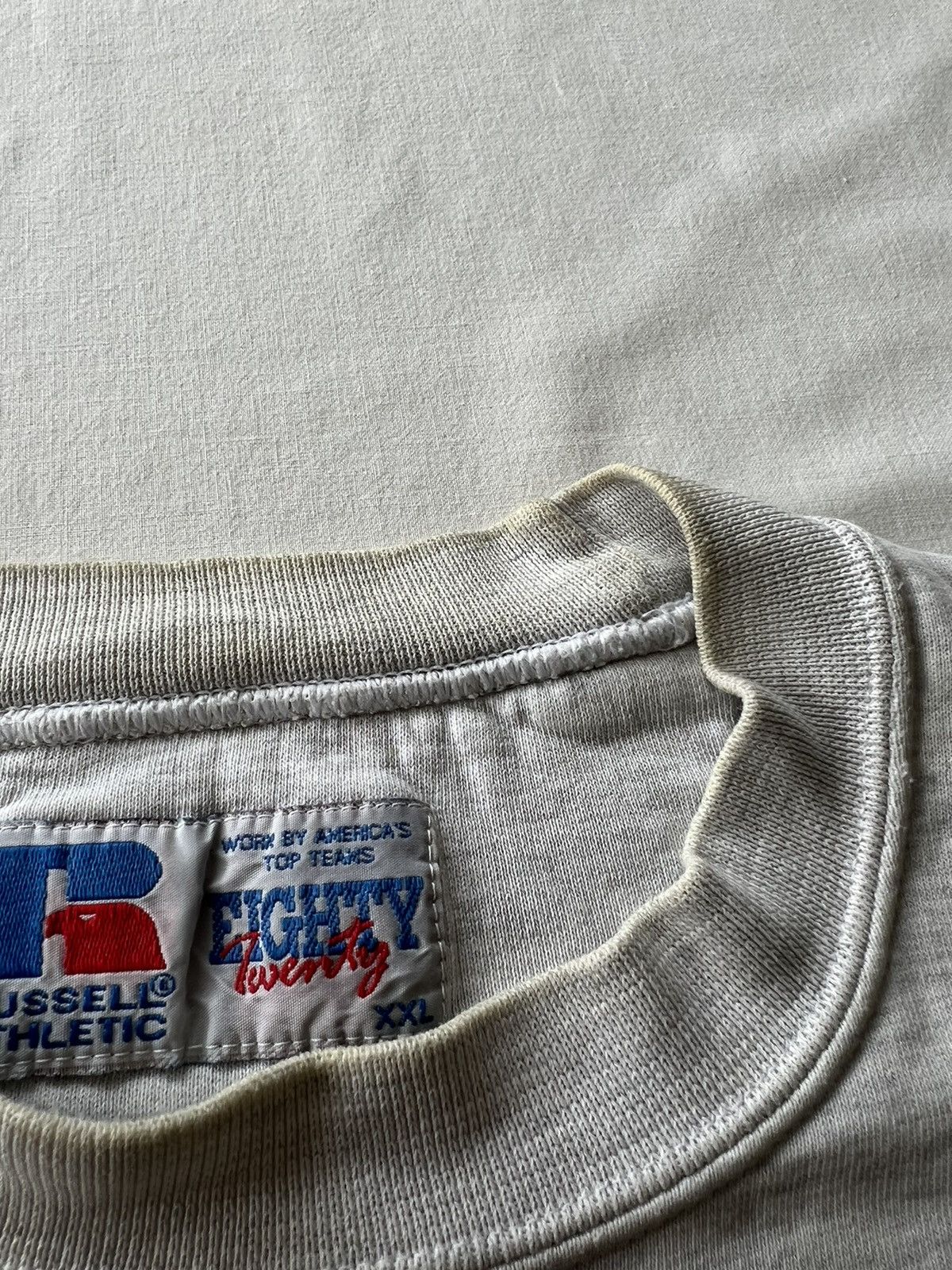 Russell Athletic Vintage 90s Russell Athletic Made in USA Gray Sweatshirts Size US XXL / EU 58 / 5 - 16 Thumbnail