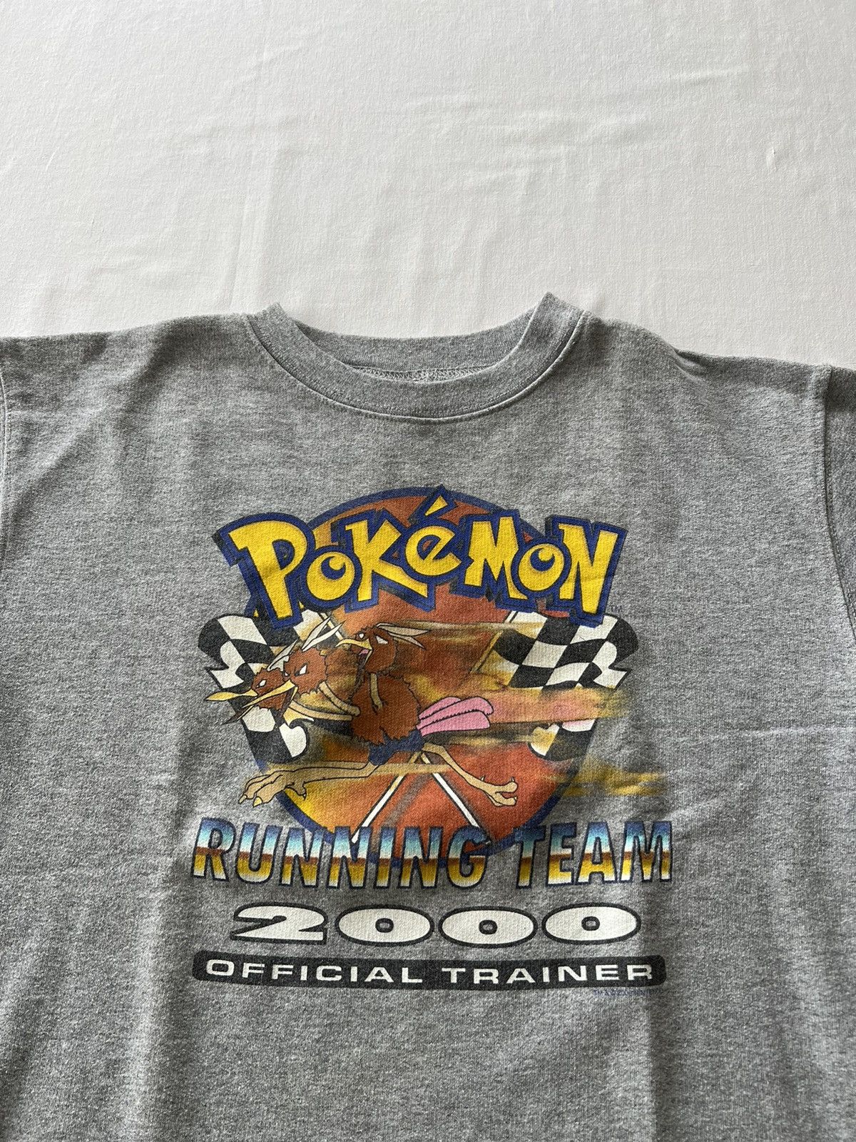 Pokemon Vintage 2000 Pokemon Running Team Gray Sweatshirts Size S / US 4 / IT 40 - 3 Thumbnail