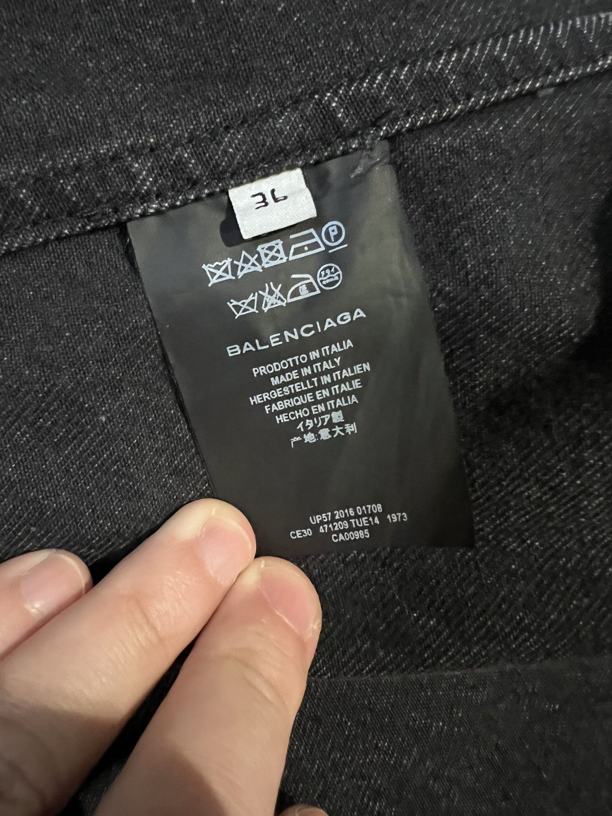 Balenciaga BALENCIAGA PINCH COLLAR DENIM SHIRT Size US S / EU 44-46 / 1 - 10 Thumbnail