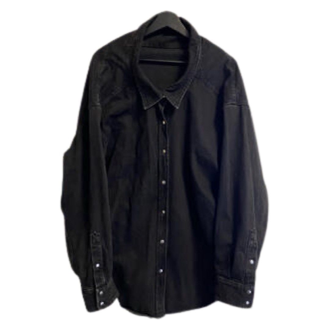 Balenciaga BALENCIAGA PINCH COLLAR DENIM SHIRT Size US S / EU 44-46 / 1 - 4 Thumbnail
