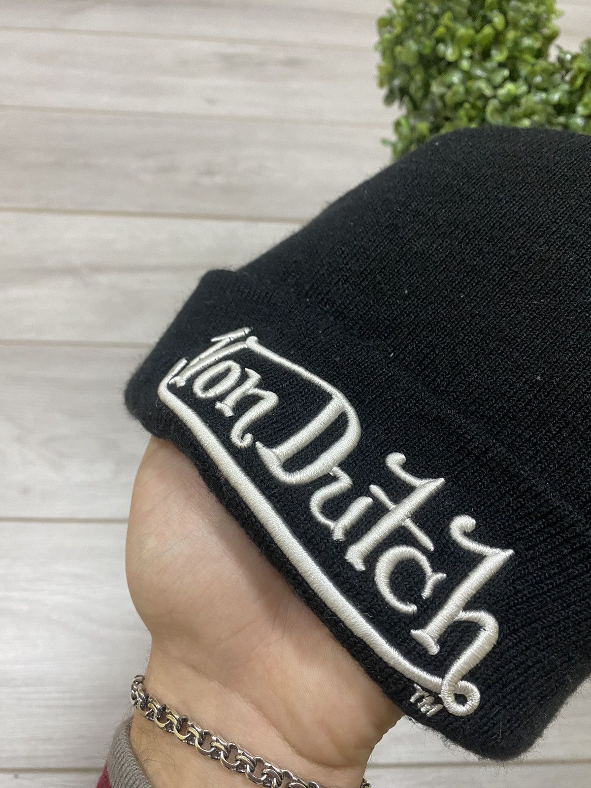 Von Dutch Von Dutch vintage beanie big logo hat Size ONE SIZE - 3 Thumbnail