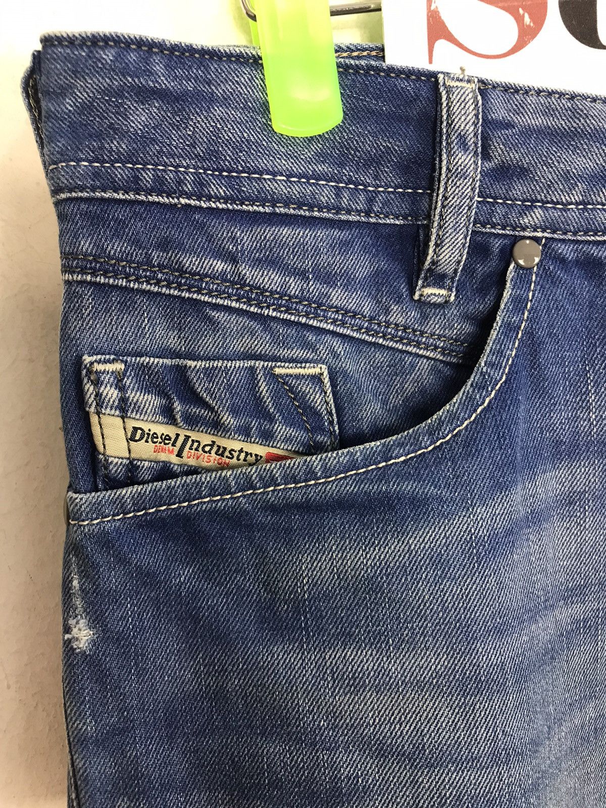 Diesel Vtg Diesel Industry Denim Division Distressed Design Size US 32 / EU 48 - 7 Thumbnail