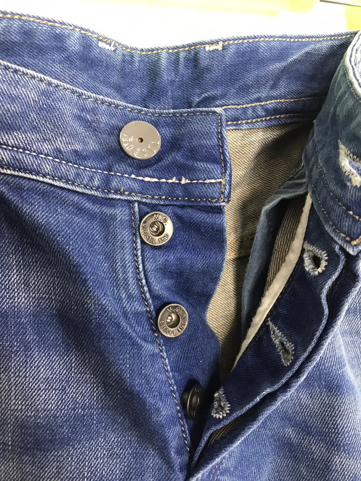 Diesel Vtg Diesel Industry Denim Division Distressed Design Size US 32 / EU 48 - 10 Thumbnail