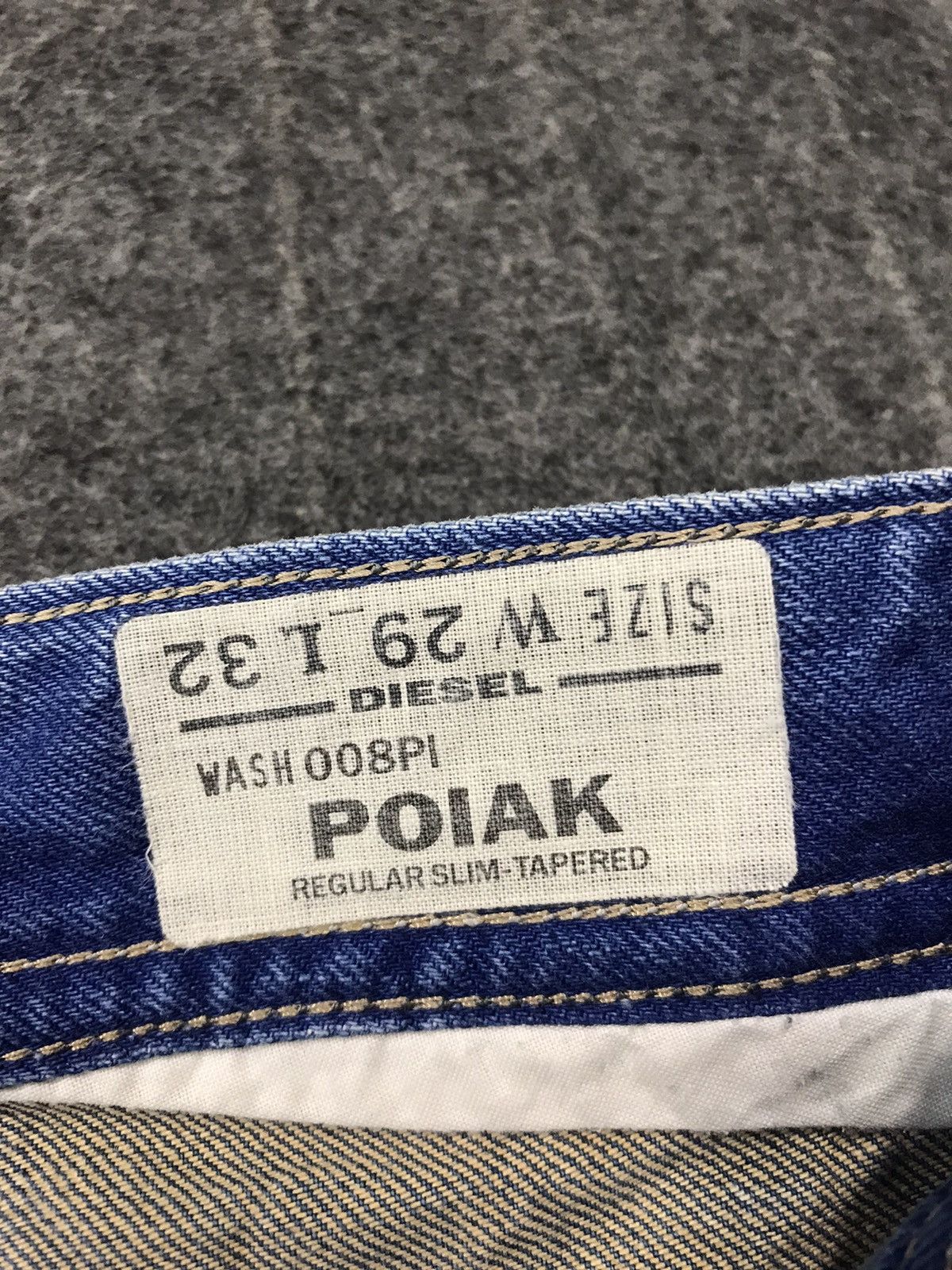 Diesel Vtg Diesel Industry Denim Division Distressed Design Size US 32 / EU 48 - 14 Thumbnail