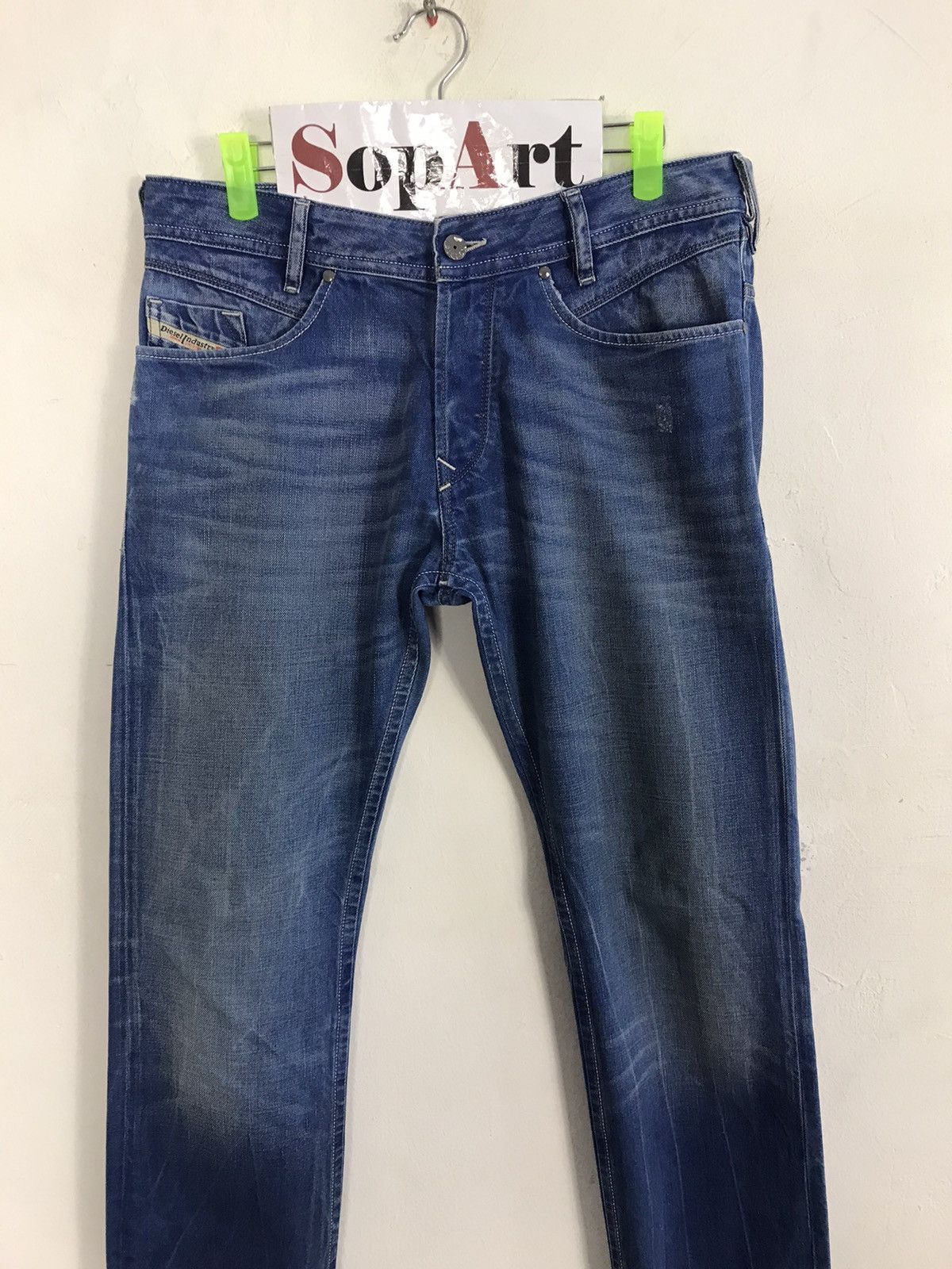 Diesel Vtg Diesel Industry Denim Division Distressed Design Size US 32 / EU 48 - 3 Thumbnail