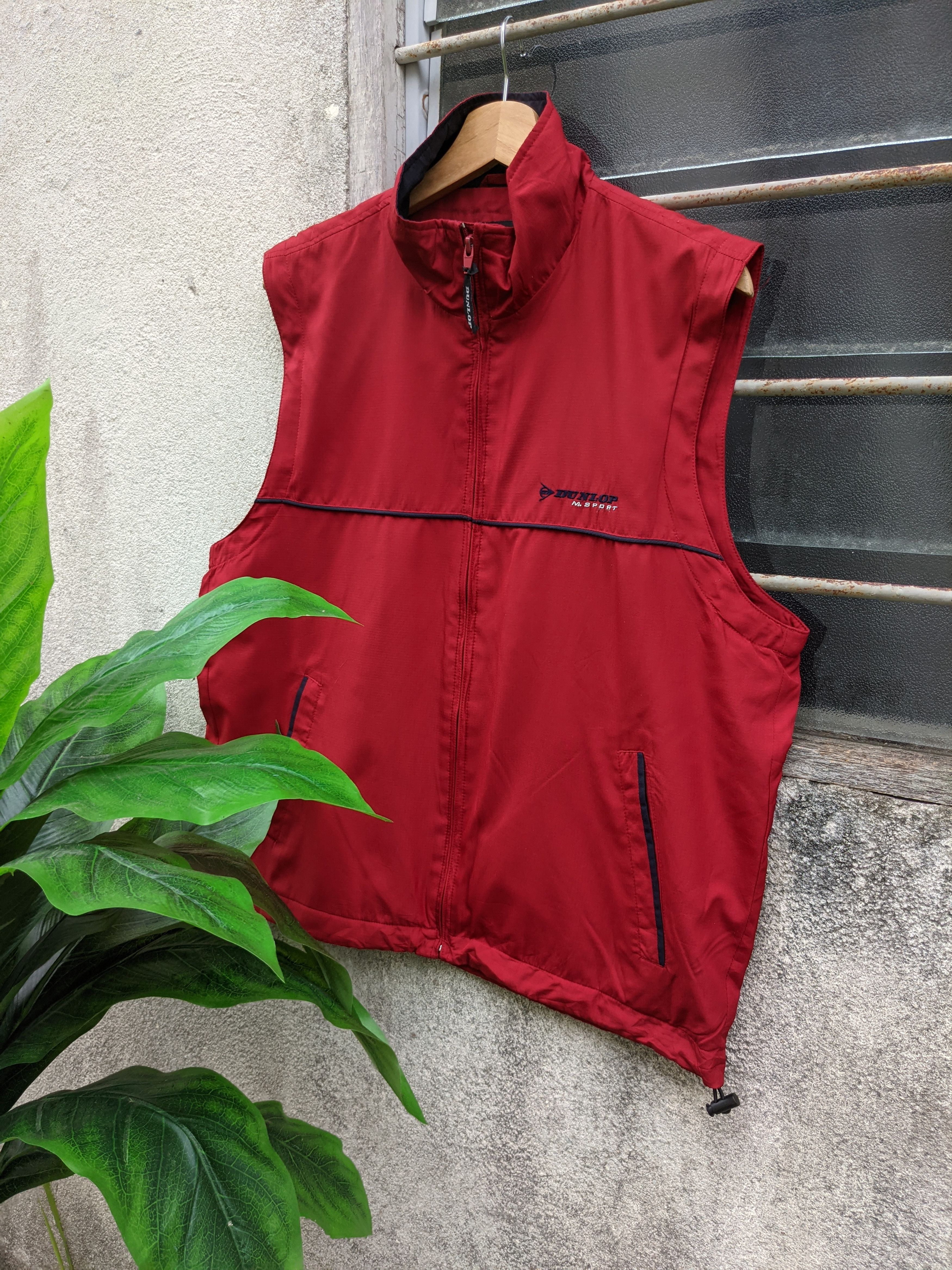 image of Steals Dunlop Motorsport Techwear Vest in Red, Men's (Size XL)