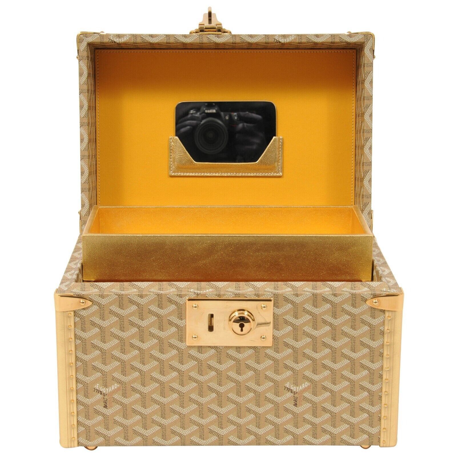 Goyard Sardaigne Vanity Train Case Canvas Jewelry Storage Size ONE SIZE - 2 Thumbnail