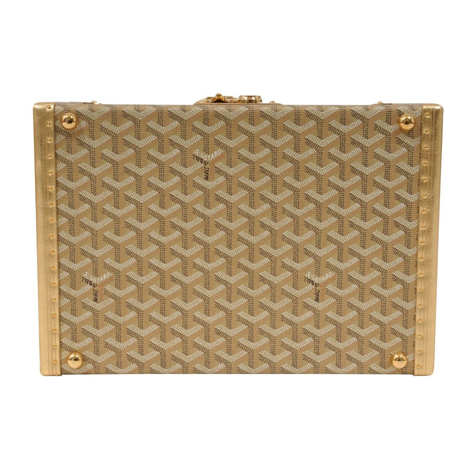 Goyard Sardaigne Vanity Train Case Canvas Jewelry Storage Size ONE SIZE - 4 Thumbnail