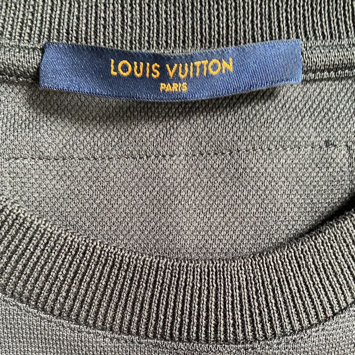 Louis Vuitton SS20 Embroidered Oversize T Shirt Fit S/M Size US XS / EU 42 / 0 - 3 Thumbnail