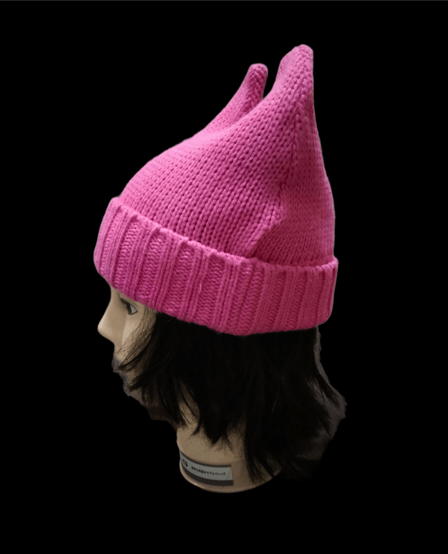 Japanese Brand UMBRAND DEVILHORN PINK BEANIE HAT Size ONE SIZE - 2 Thumbnail