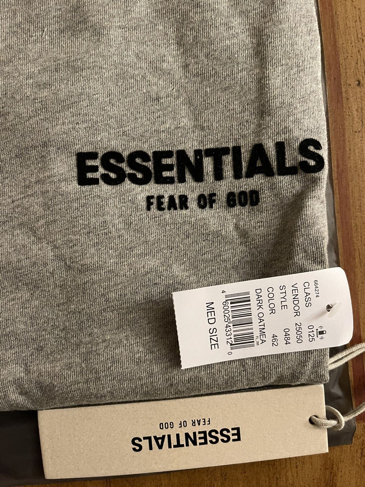 FOG × Fear of God × Pacsun FOG - Essentials Fear Of God Dark Oatmeal T-Shirt Sz (M) Size US M / EU 48-50 / 2 - 2 Thumbnail
