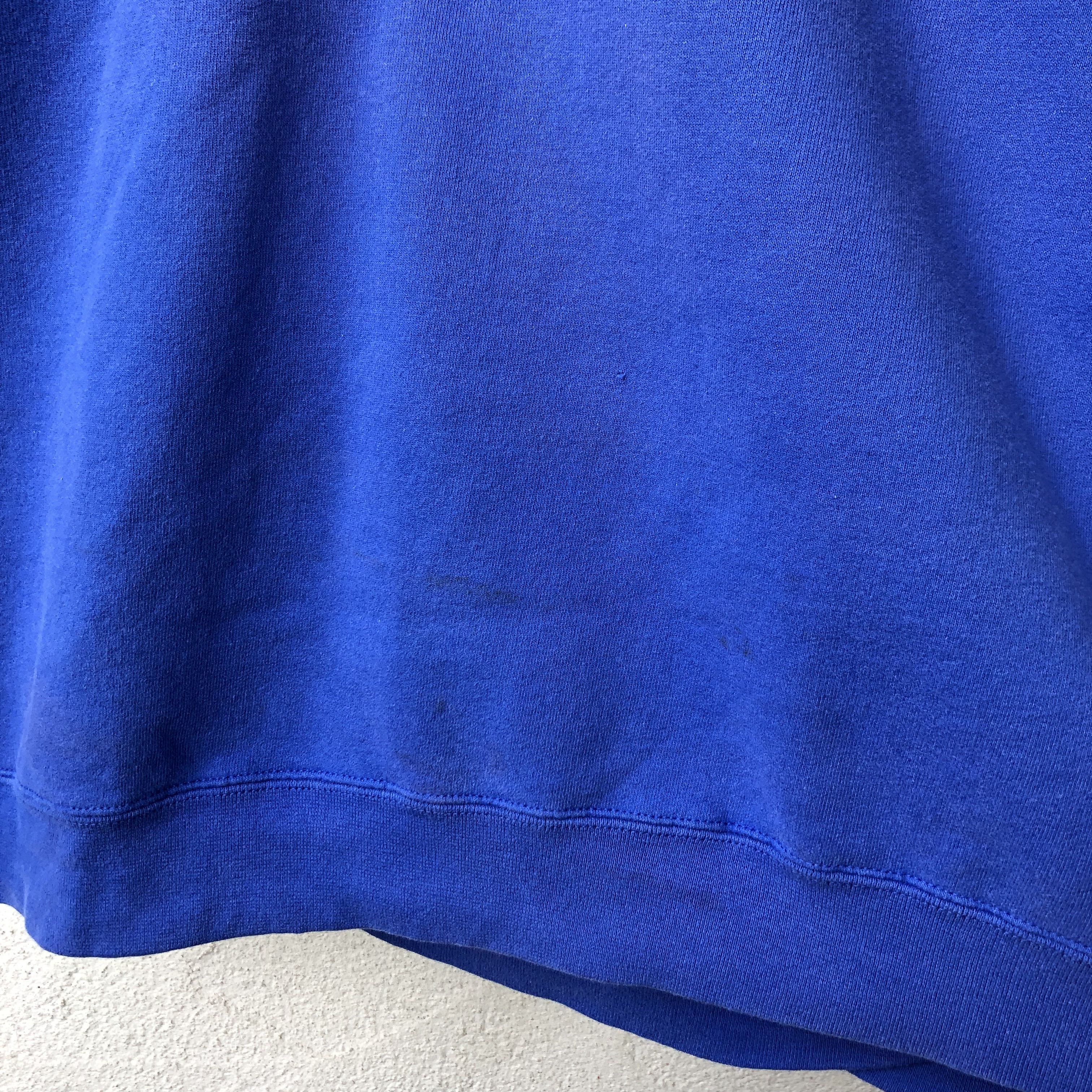 Hanes Vintage Hanes Blank Blue Hoodie Size US XL / EU 56 / 4 - 4 Thumbnail