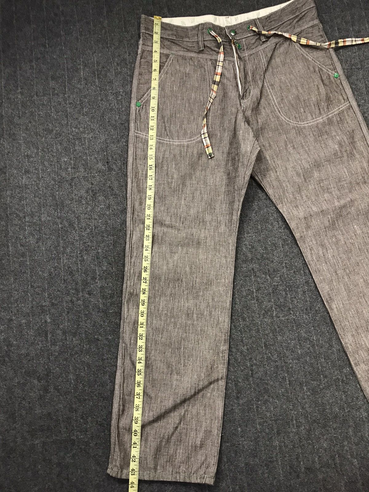 Edwin × Japanese Brand Vintage edwin Casual Pants Design Size US 36 / EU 52 - 21 Thumbnail