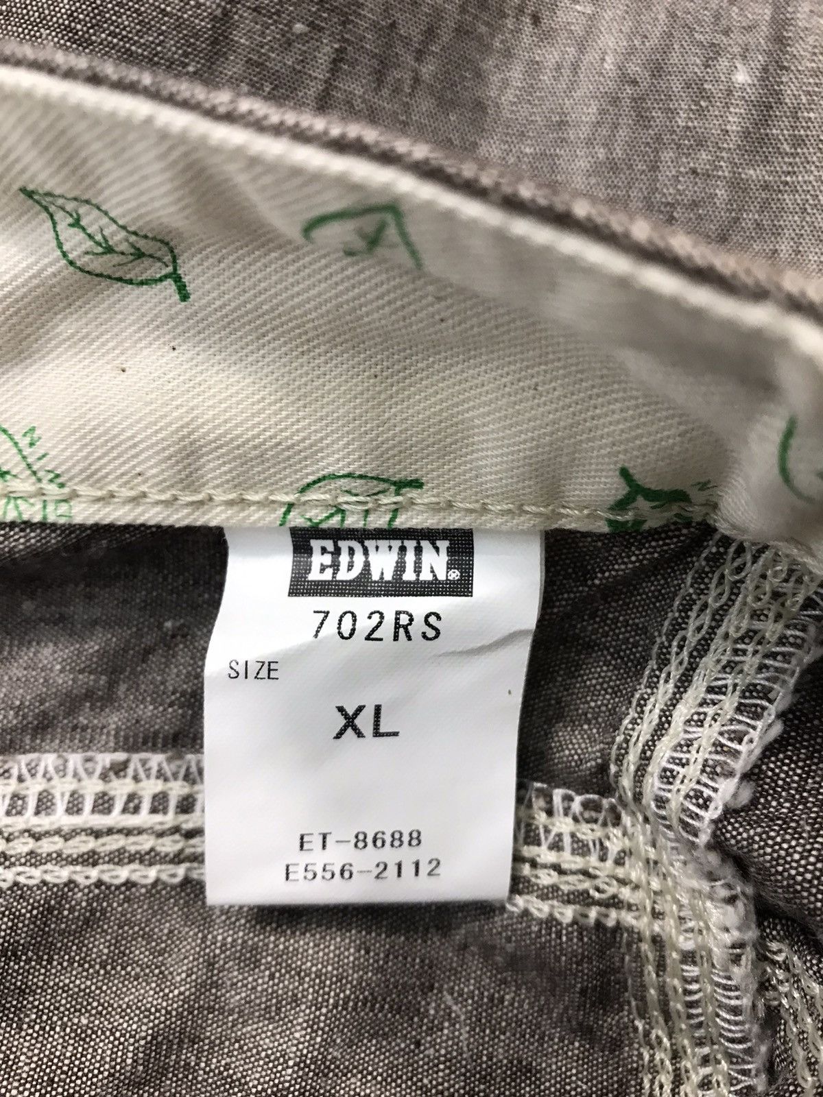 Edwin × Japanese Brand Vintage edwin Casual Pants Design Size US 36 / EU 52 - 15 Thumbnail