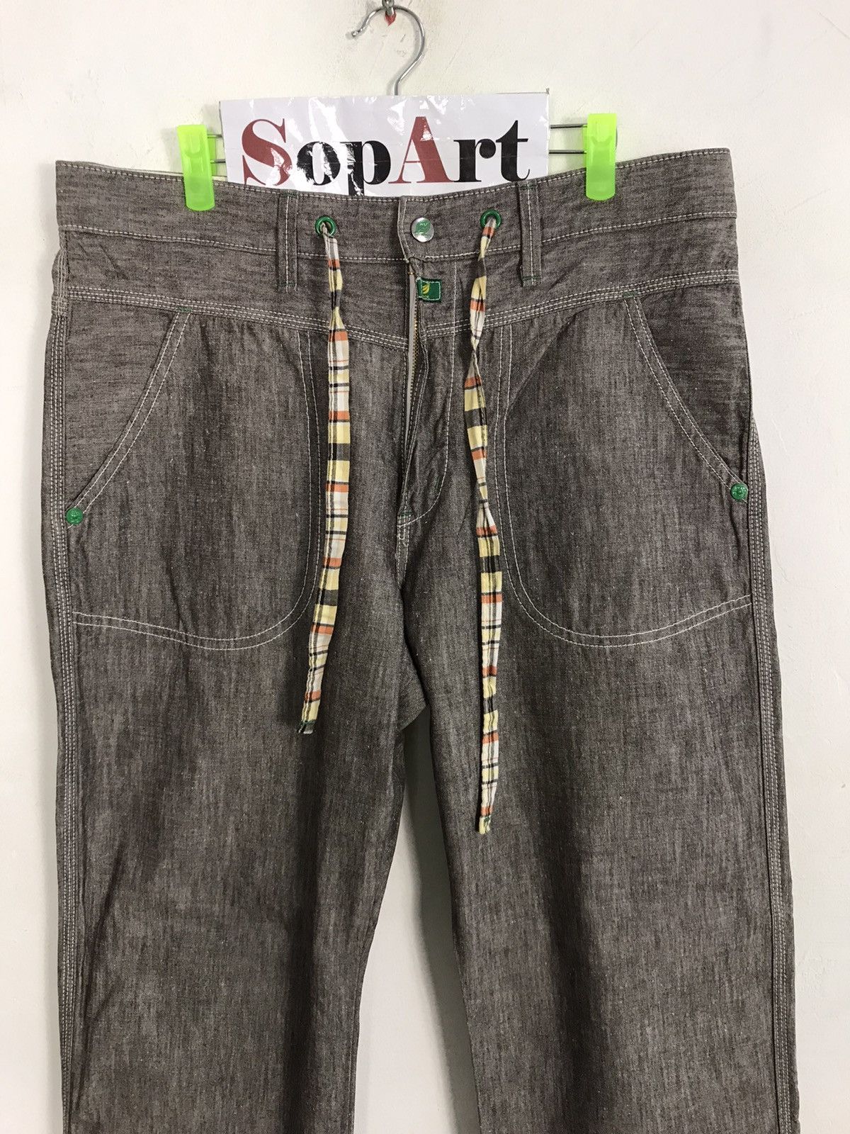 Edwin × Japanese Brand Vintage edwin Casual Pants Design Size US 36 / EU 52 - 3 Thumbnail
